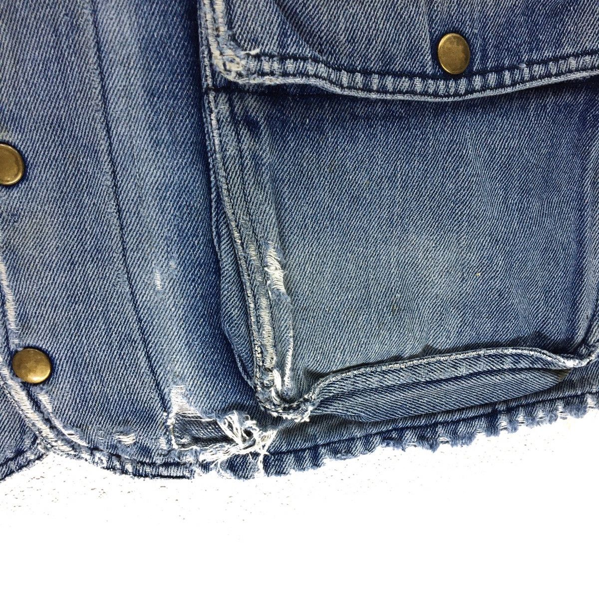 FJ Uniform Button Up Denime Vest
