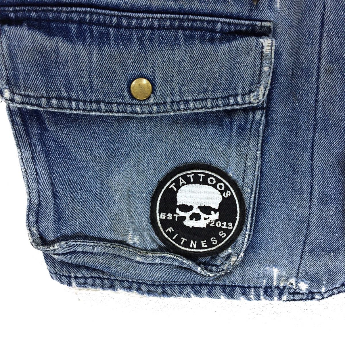 FJ Uniform Button Up Denime Vest