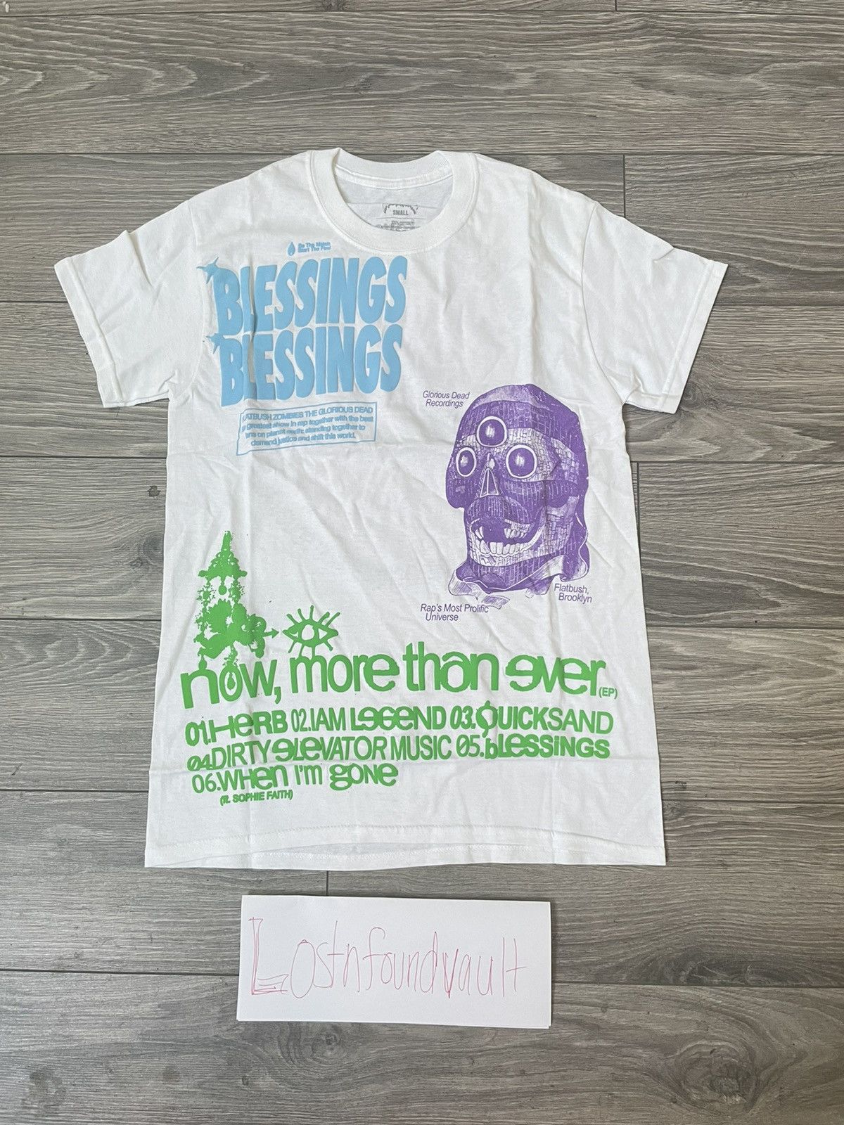 Flatbush Zombies Flatbush Zombies - BLESSINGS TEE Size US S / EU 44-46 / 1 - 1 Thumbnail