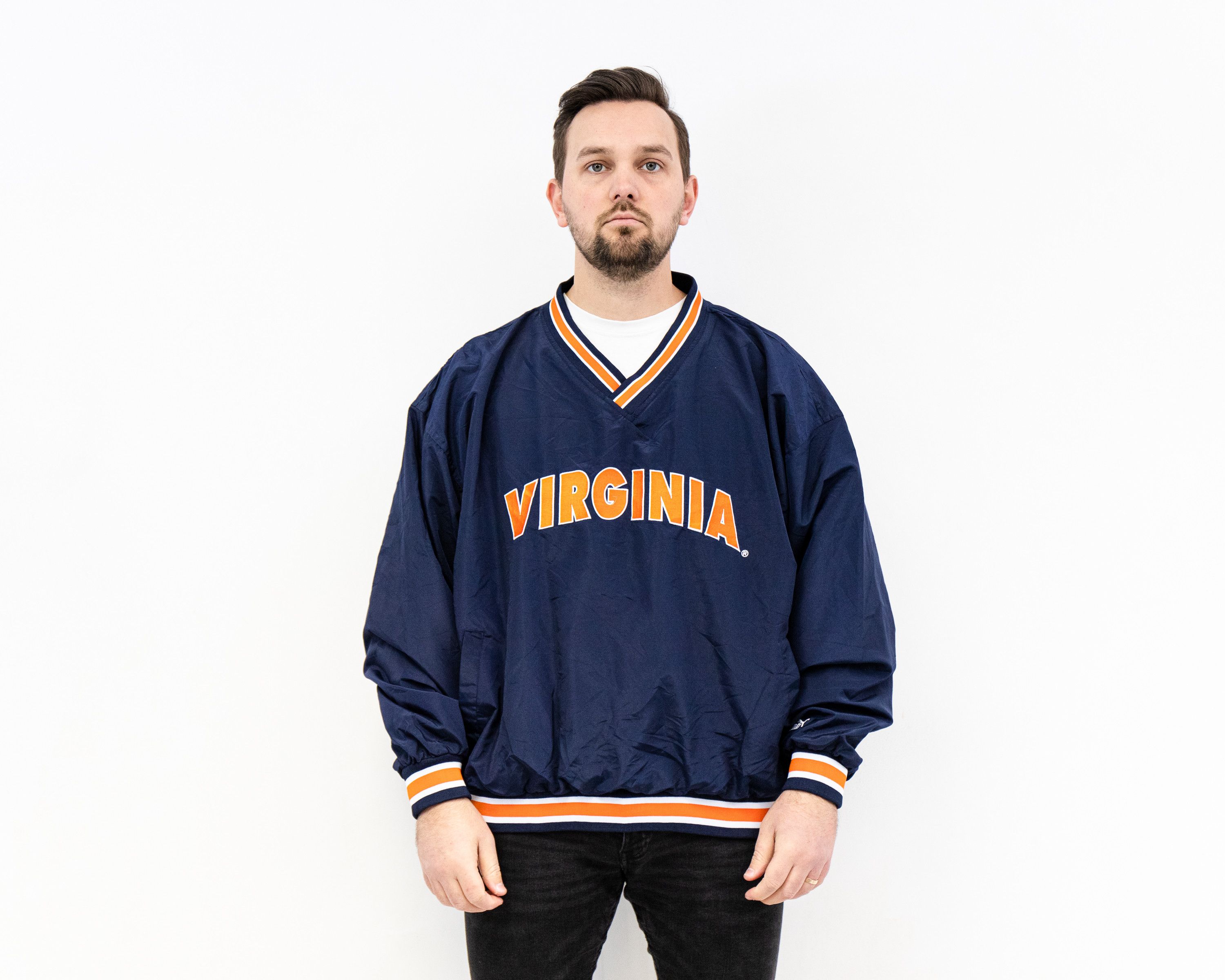Puma × Vintage Virginia Cavaliers Pullover Jacket Tracksuit Windbreaker Size US XXL / EU 58 / 5 - 2 Thumbnail