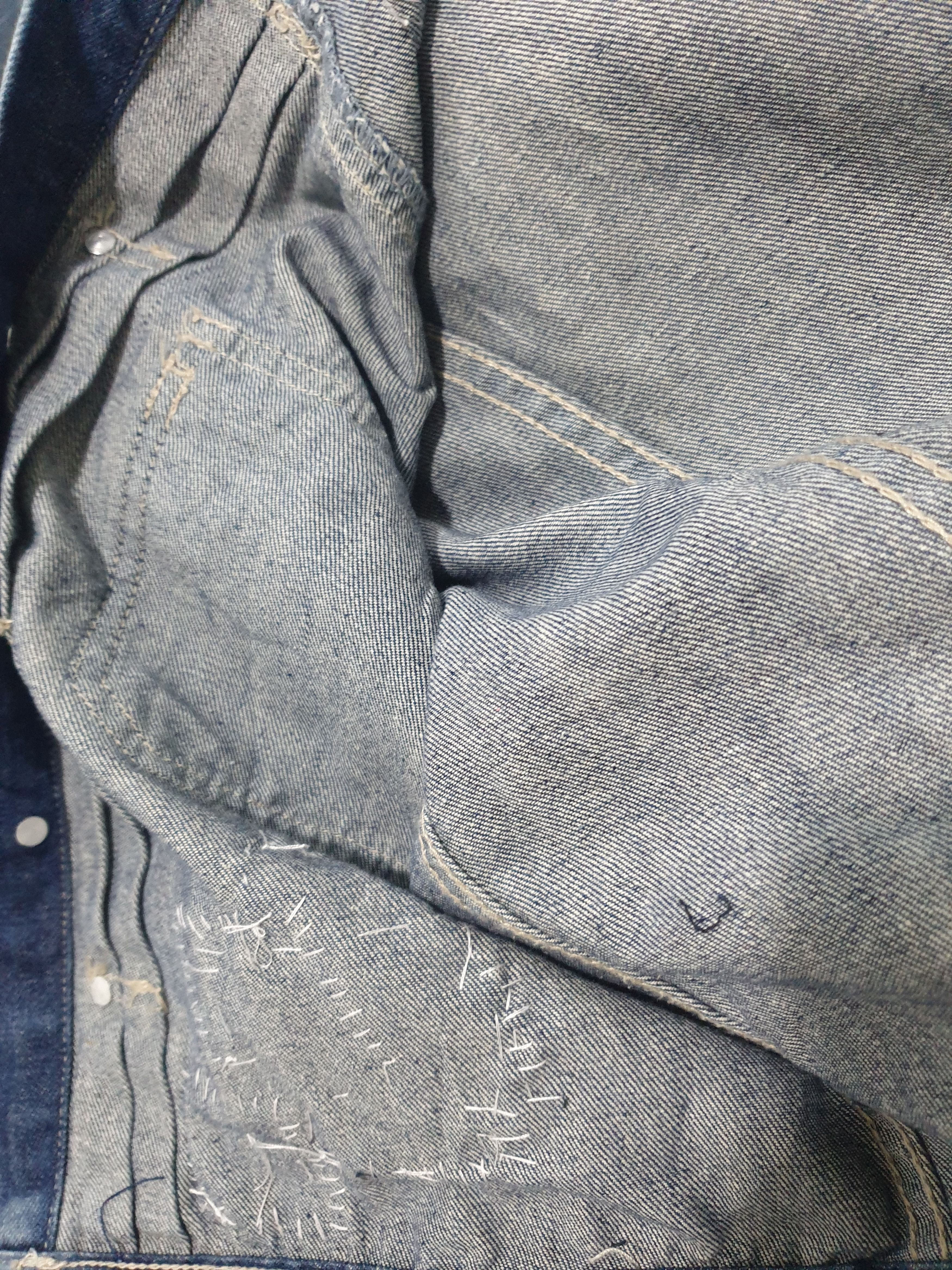PPFM 💥Imp Stonewash custom shashiko boro denim jacket Size US M / EU 48-50 / 2 - 9 Thumbnail