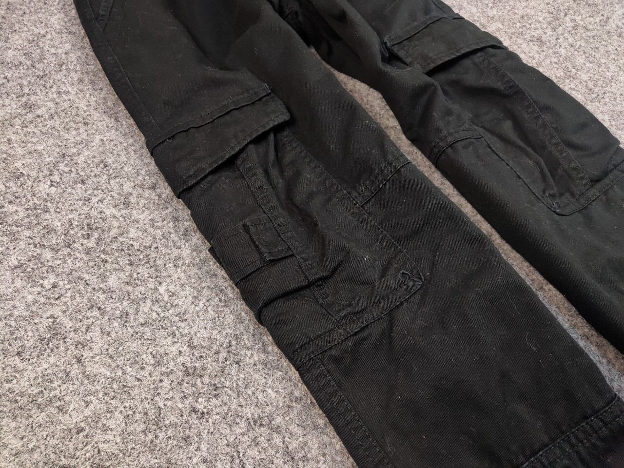 Japanese Brand Vintage 90's Cargo Pants Travis Scott Japan Black Hype Size US 32 / EU 48 - 9 Thumbnail
