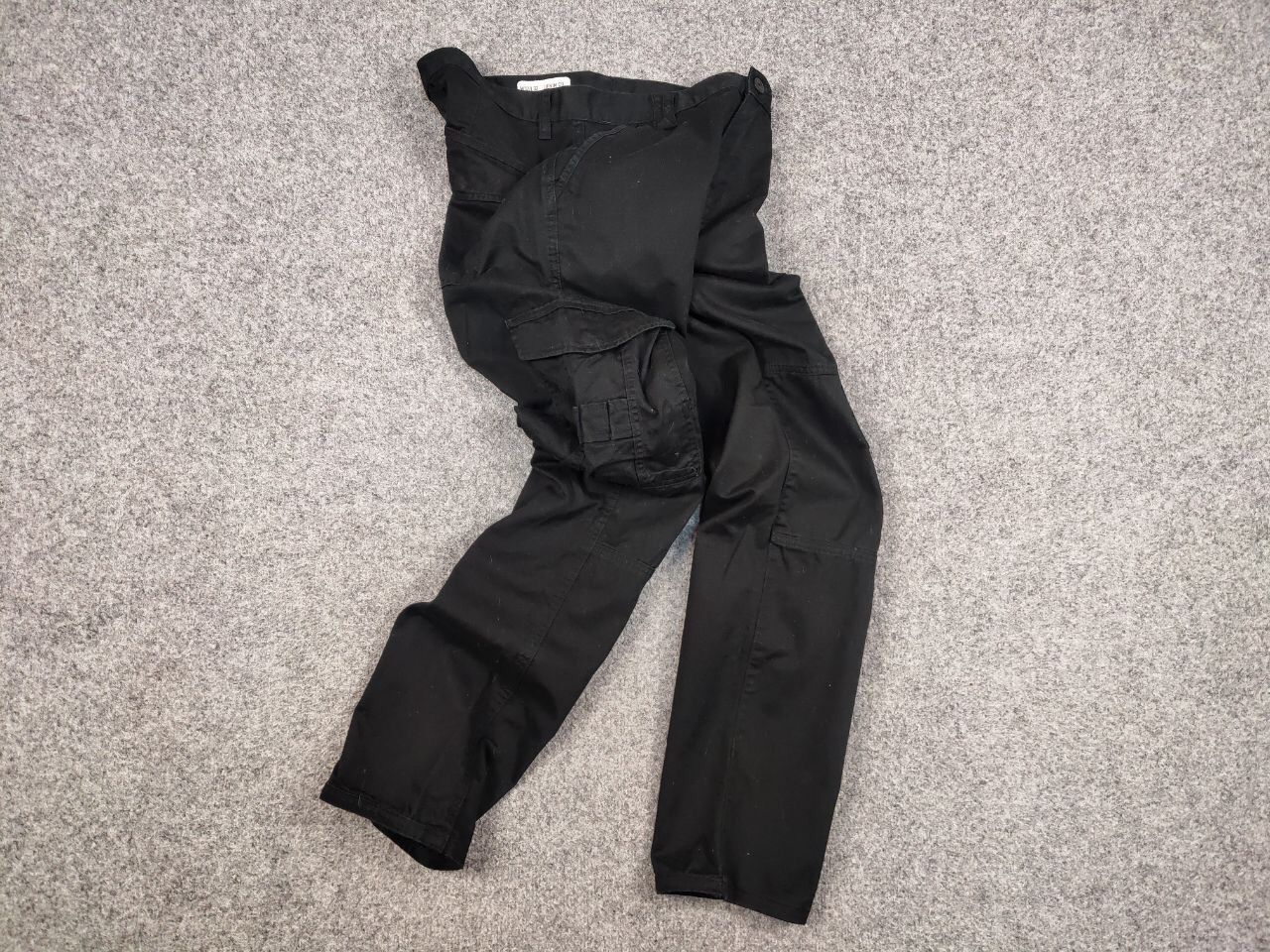Japanese Brand Vintage 90's Cargo Pants Travis Scott Japan Black Hype Size US 32 / EU 48 - 16 Thumbnail