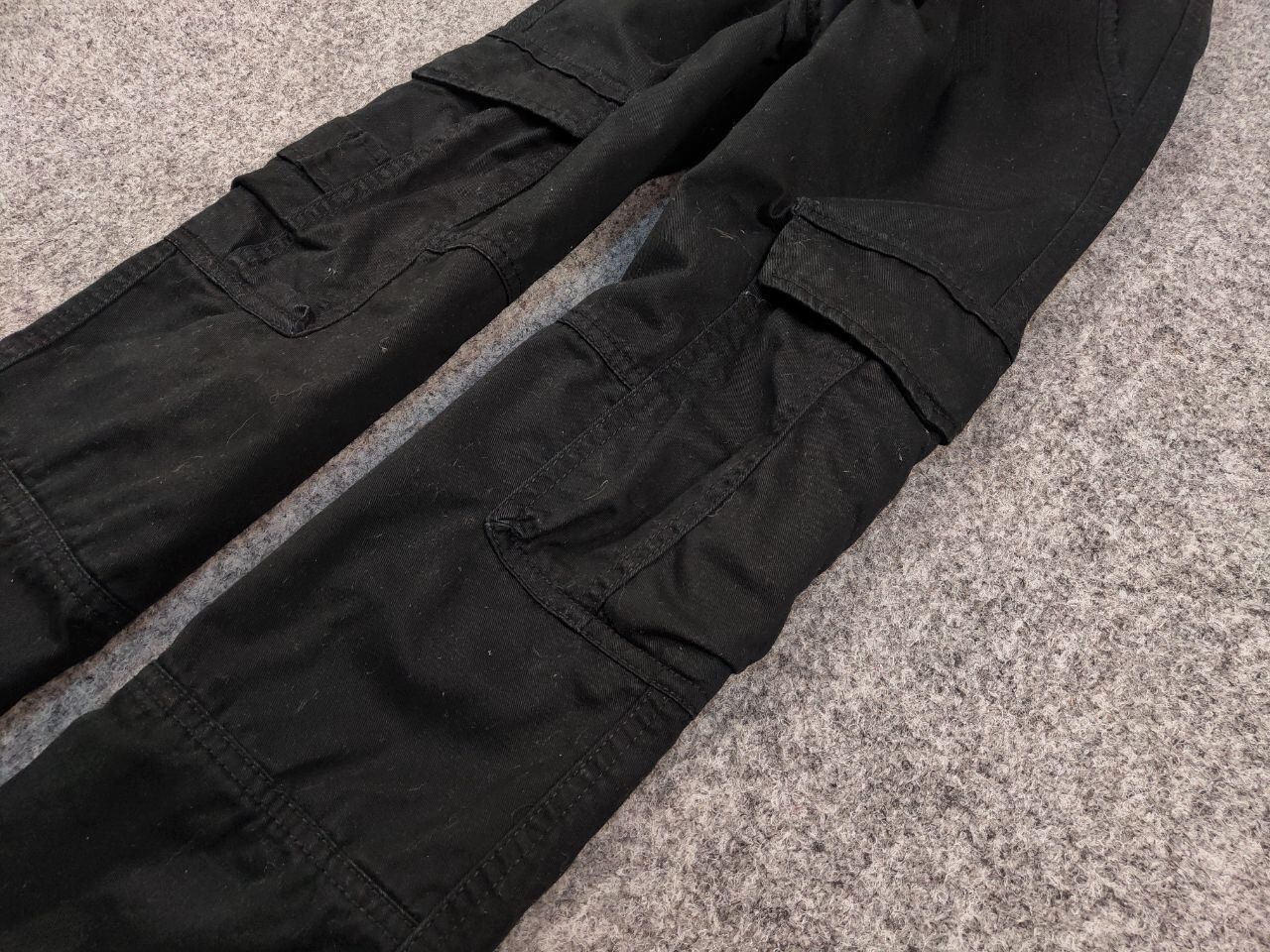 Japanese Brand Vintage 90's Cargo Pants Travis Scott Japan Black Hype Size US 32 / EU 48 - 6 Thumbnail