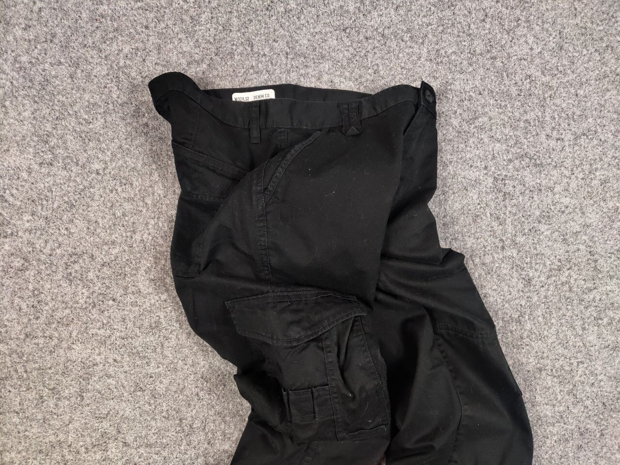 Japanese Brand Vintage 90's Cargo Pants Travis Scott Japan Black Hype Size US 32 / EU 48 - 17 Thumbnail