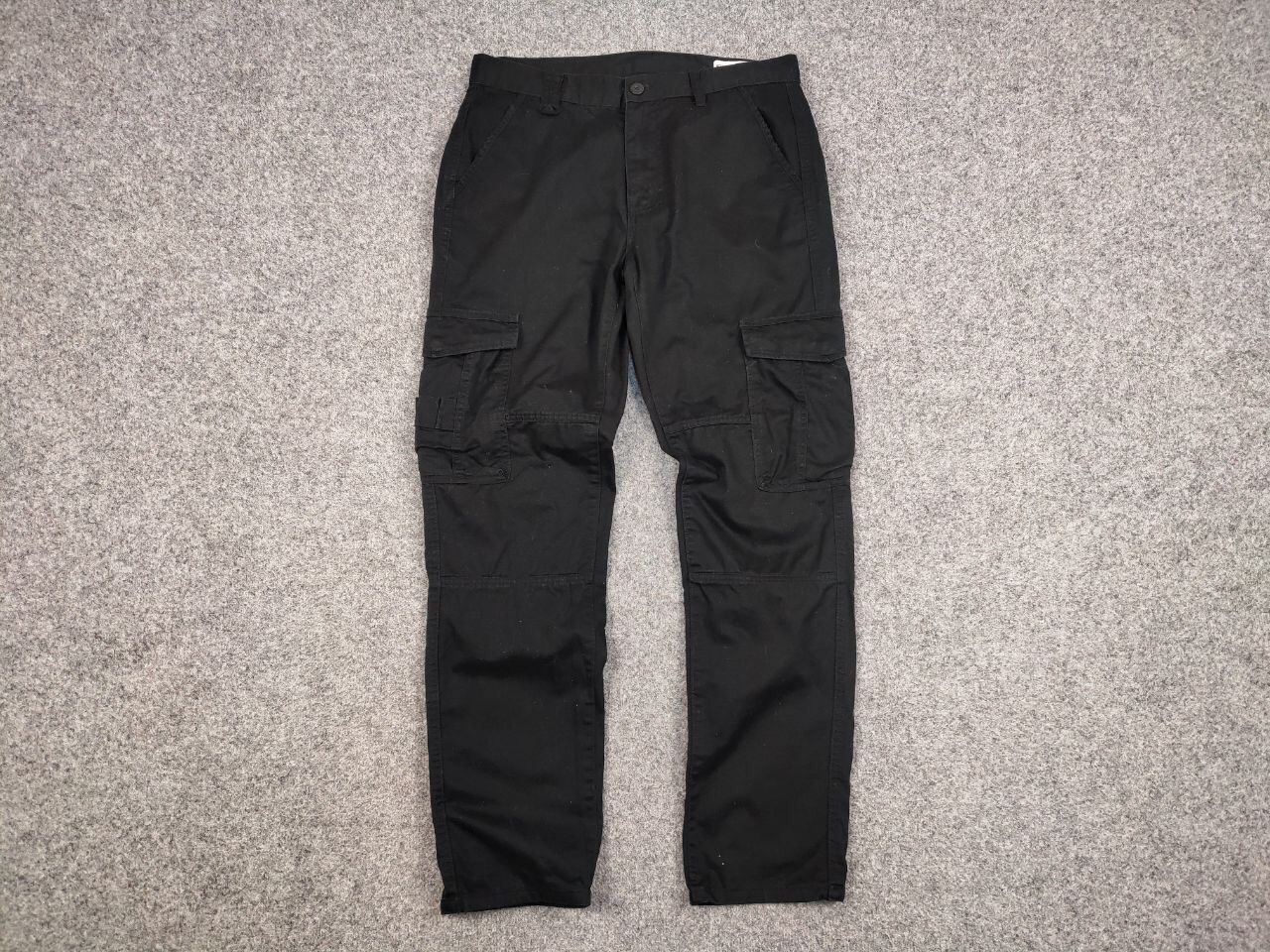 Japanese Brand Vintage 90's Cargo Pants Travis Scott Japan Black Hype Size US 32 / EU 48 - 13 Thumbnail