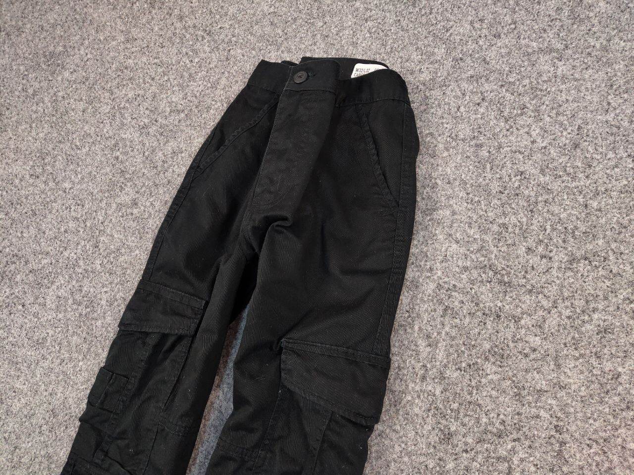 Japanese Brand Vintage 90's Cargo Pants Travis Scott Japan Black Hype Size US 32 / EU 48 - 4 Thumbnail