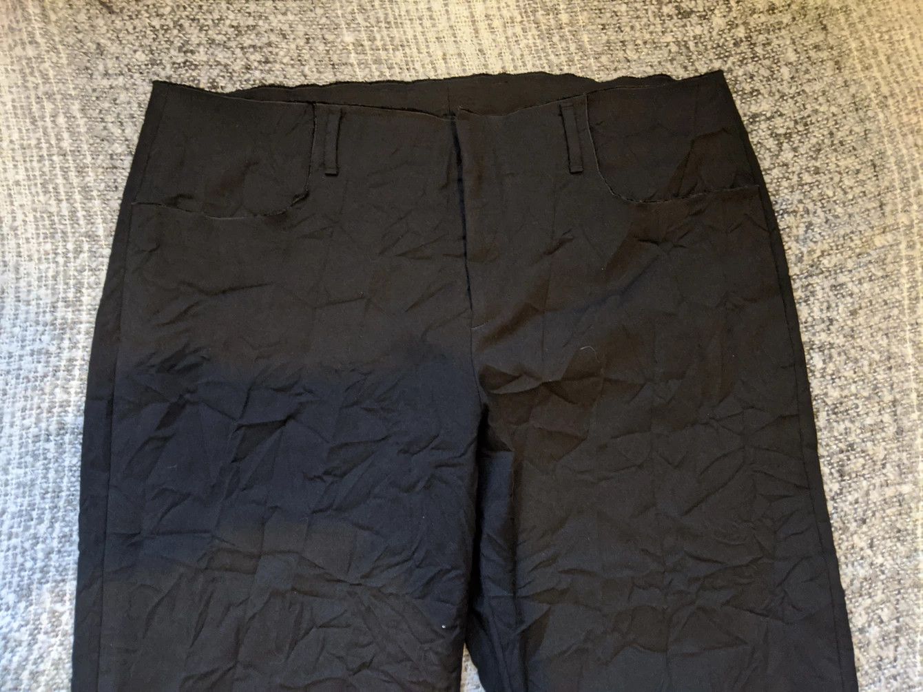 Acne Studios Acne Studios Wrinkled Technical Twill Trousers Size US 38 / EU 54 - 3 Thumbnail