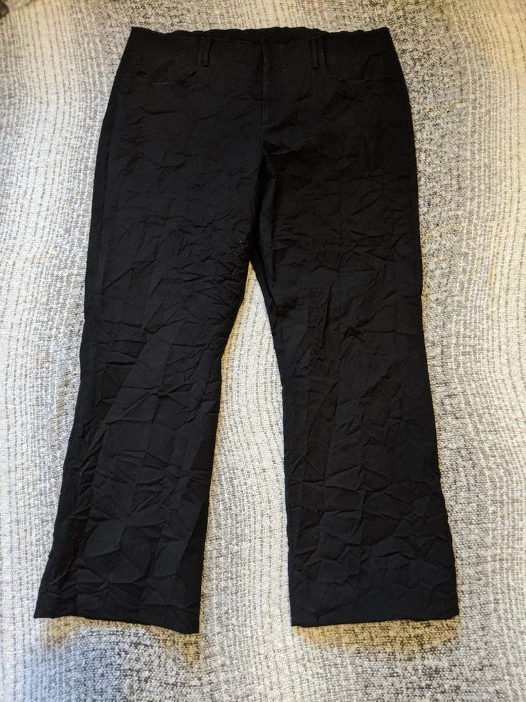 Acne Studios Acne Studios Wrinkled Technical Twill Trousers Size US 38 / EU 54 - 2 Thumbnail