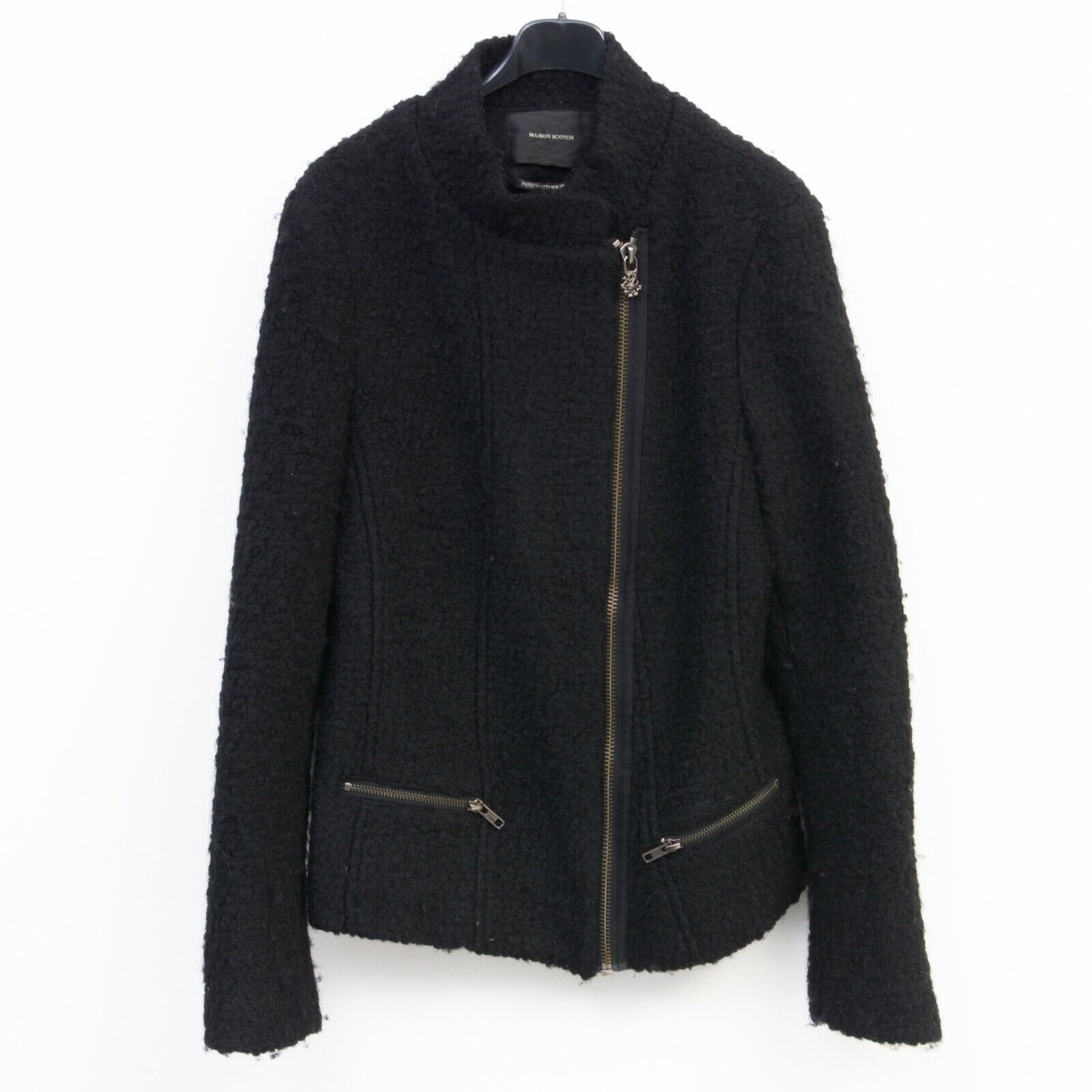Other Maison Scotch Women's Jacket Blazer Wool Coat Zip Top Ladies Size S / US 4 / IT 40 - 1 Thumbnail