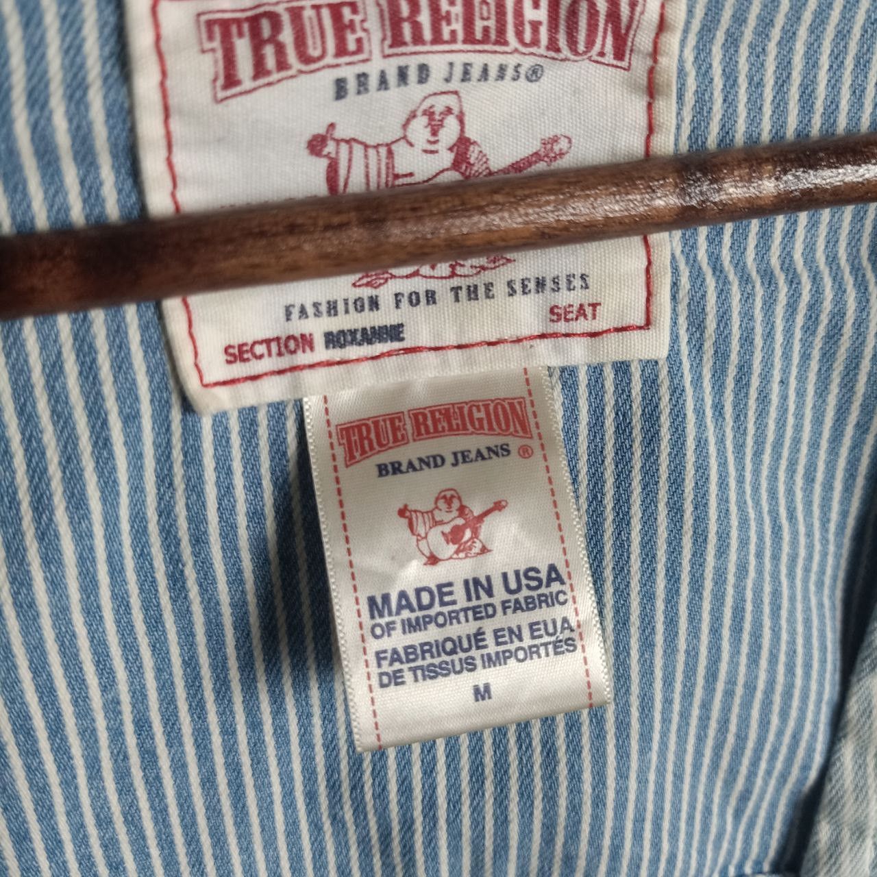 True Religion × Vintage Vintage True Religion Denim Vest Faded Size M / US 6-8 / IT 42-44 - 2 Thumbnail
