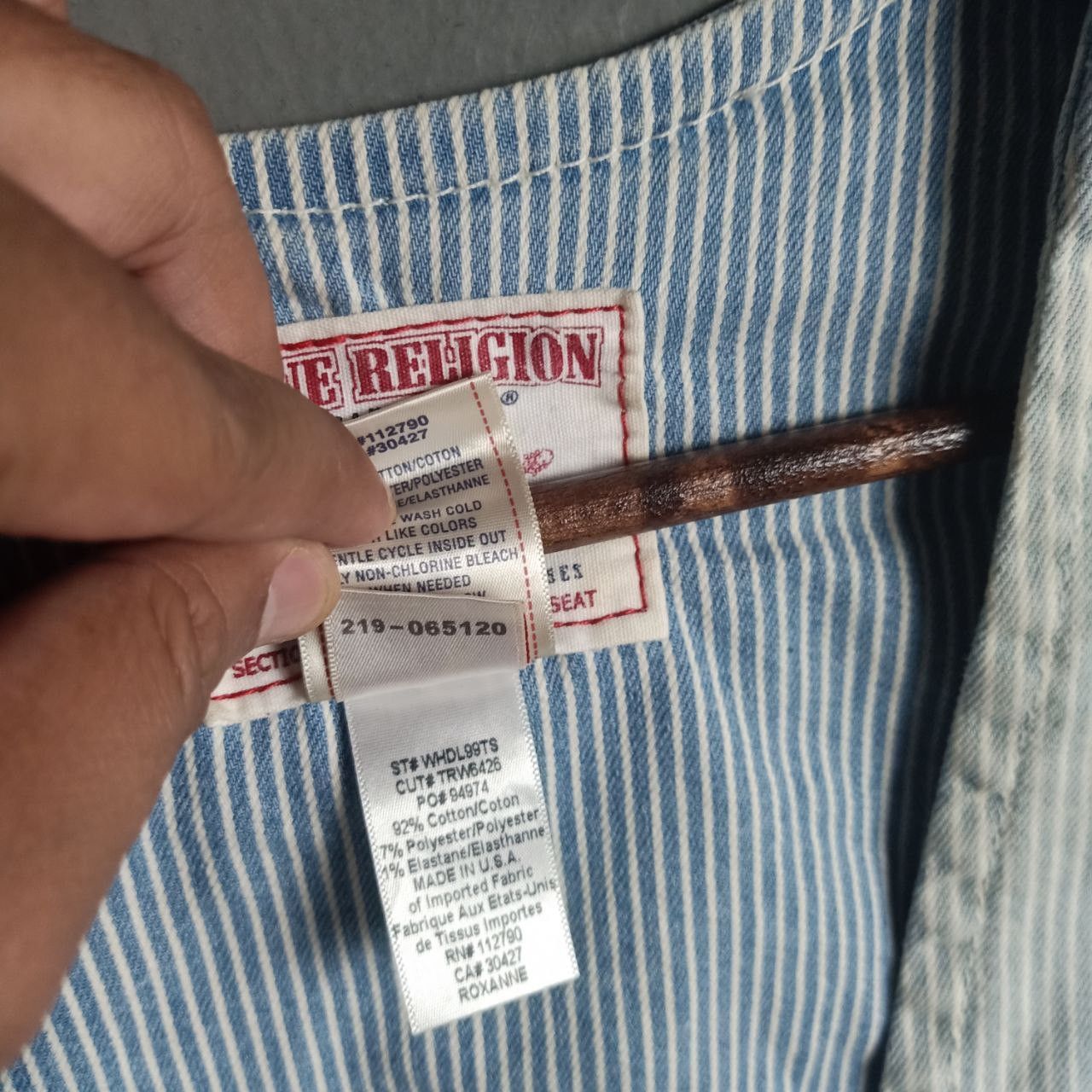 True Religion × Vintage Vintage True Religion Denim Vest Faded Size M / US 6-8 / IT 42-44 - 6 Thumbnail