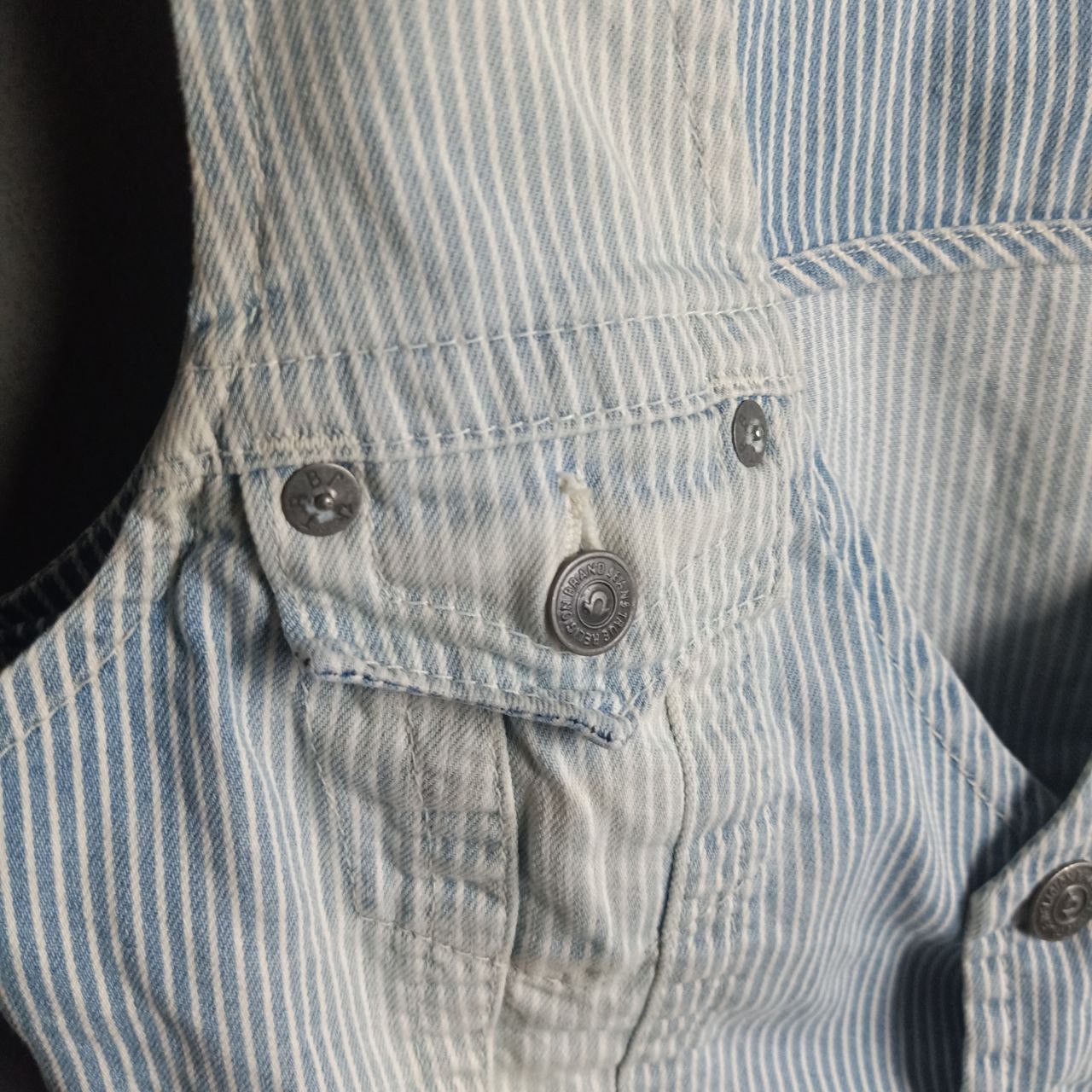 True Religion × Vintage Vintage True Religion Denim Vest Faded Size M / US 6-8 / IT 42-44 - 4 Thumbnail