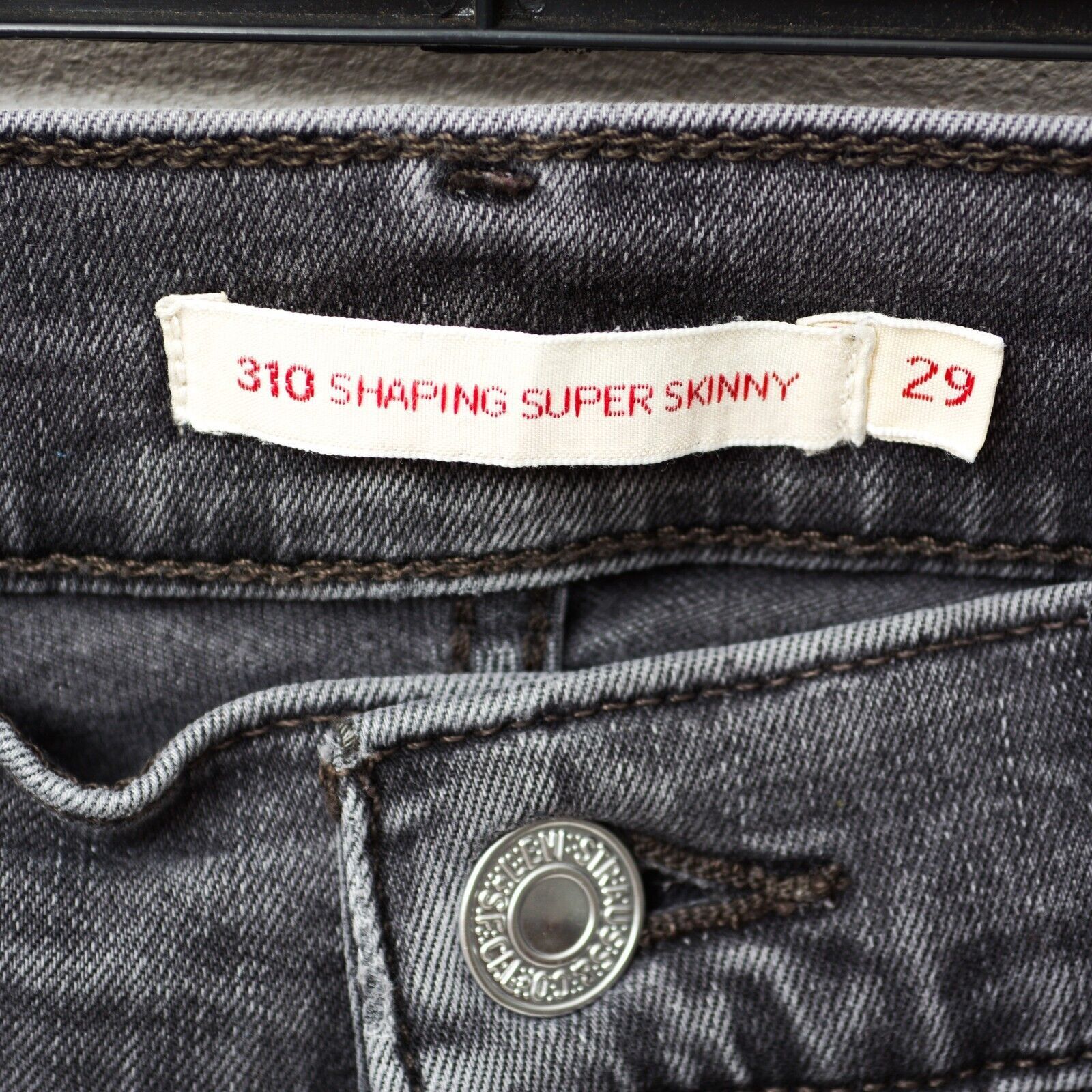 Levi's BIG E 310 Shaping Super Skinny Jeans 29W Trousers Pants Size 29" - 2 Thumbnail