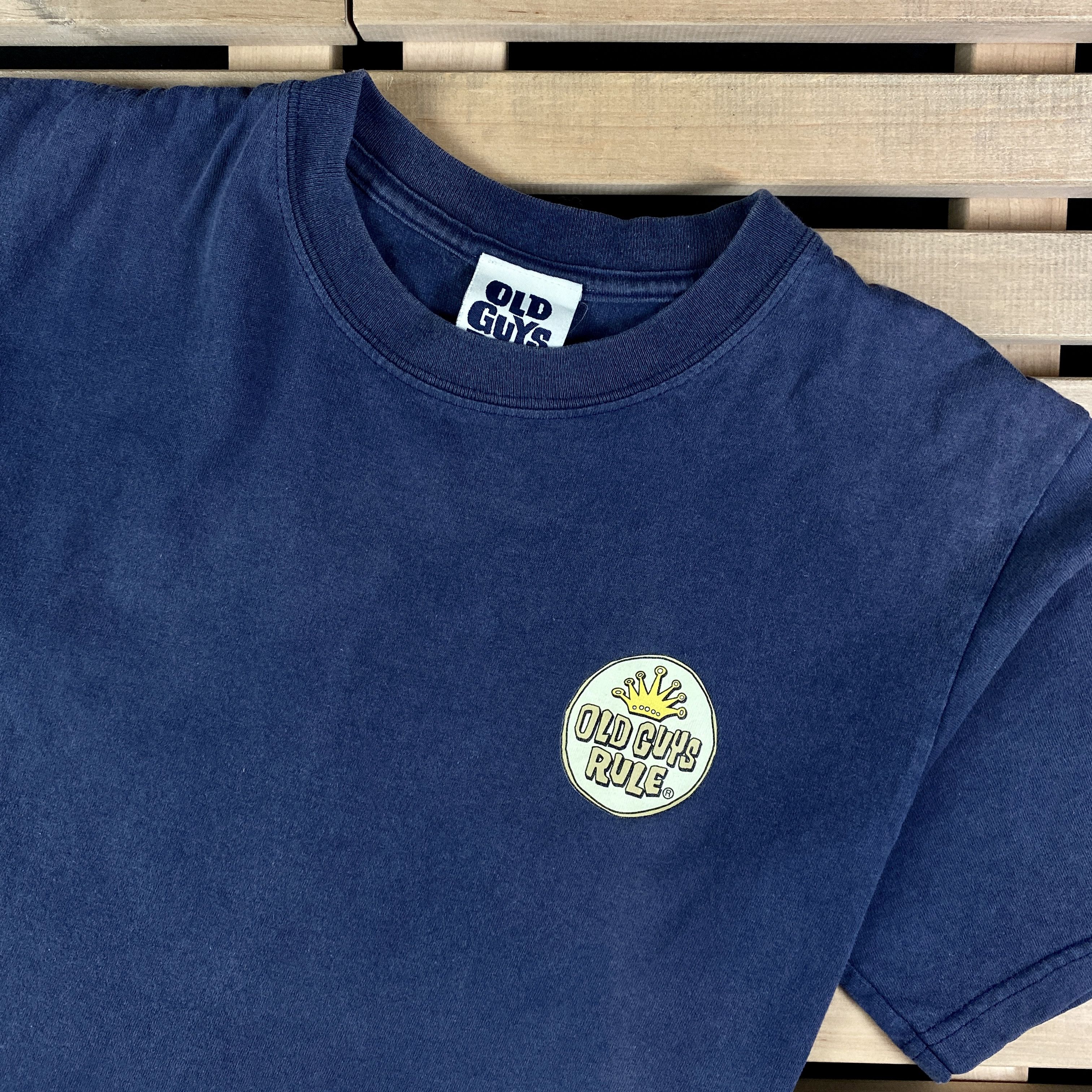 Vintage Mens Vintage T Shirt Old Guys Rule Size M Size US M / EU 48-50 / 2 - 2 Thumbnail