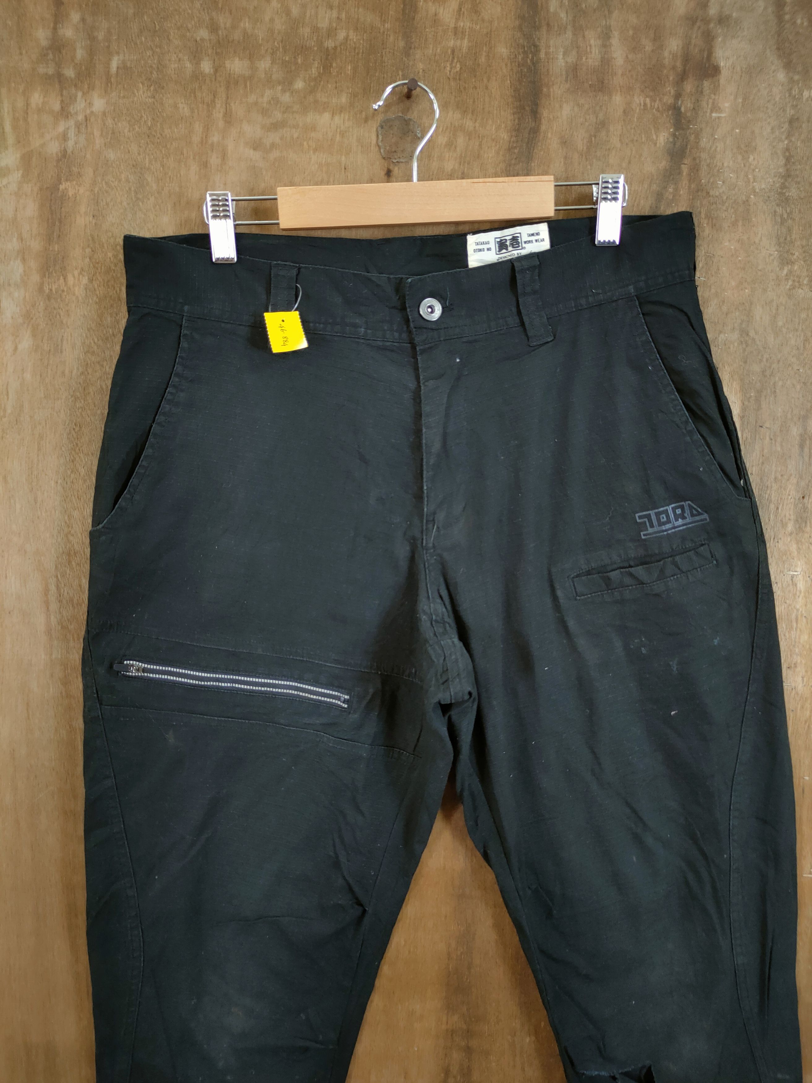 Japanese Brand Tora japan distressed multipocket cargo pants #46-884 Size US 32 / EU 48 - 3 Thumbnail