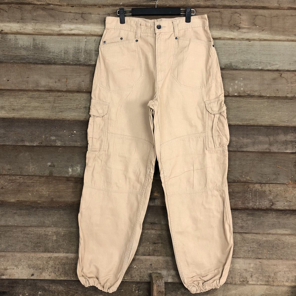 Japanese Brand DLL Evenriver Brown Multipocket Cargo Pants #c703 Size US 30 / EU 46 - 1 Thumbnail