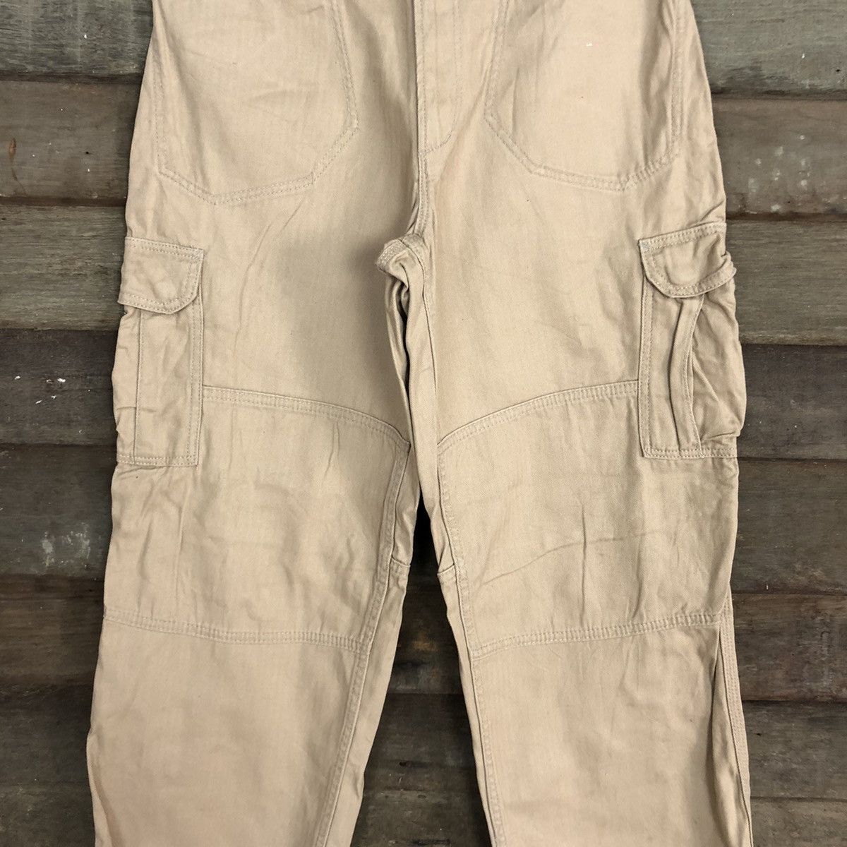 Japanese Brand DLL Evenriver Brown Multipocket Cargo Pants #c703 Size US 30 / EU 46 - 6 Thumbnail