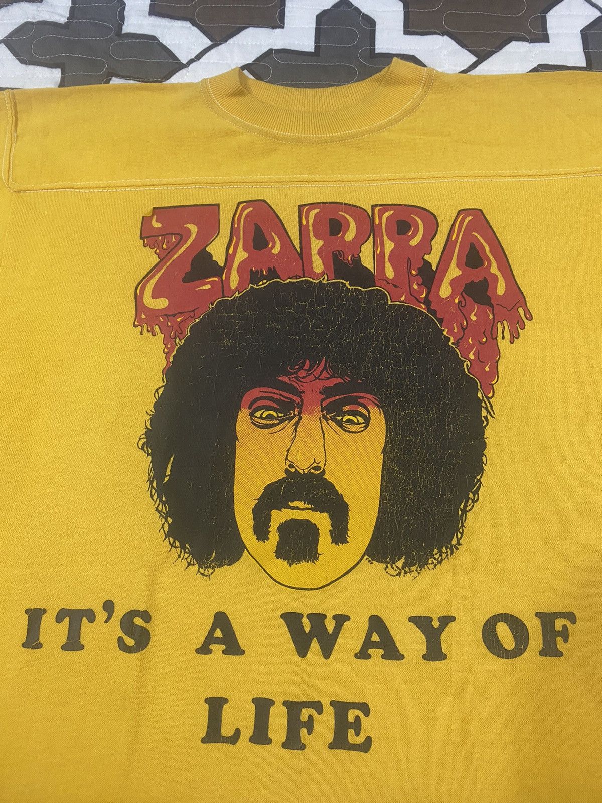 RARE VINTAGE FRANK ZAPPA 70’s IRON ON T-SHH