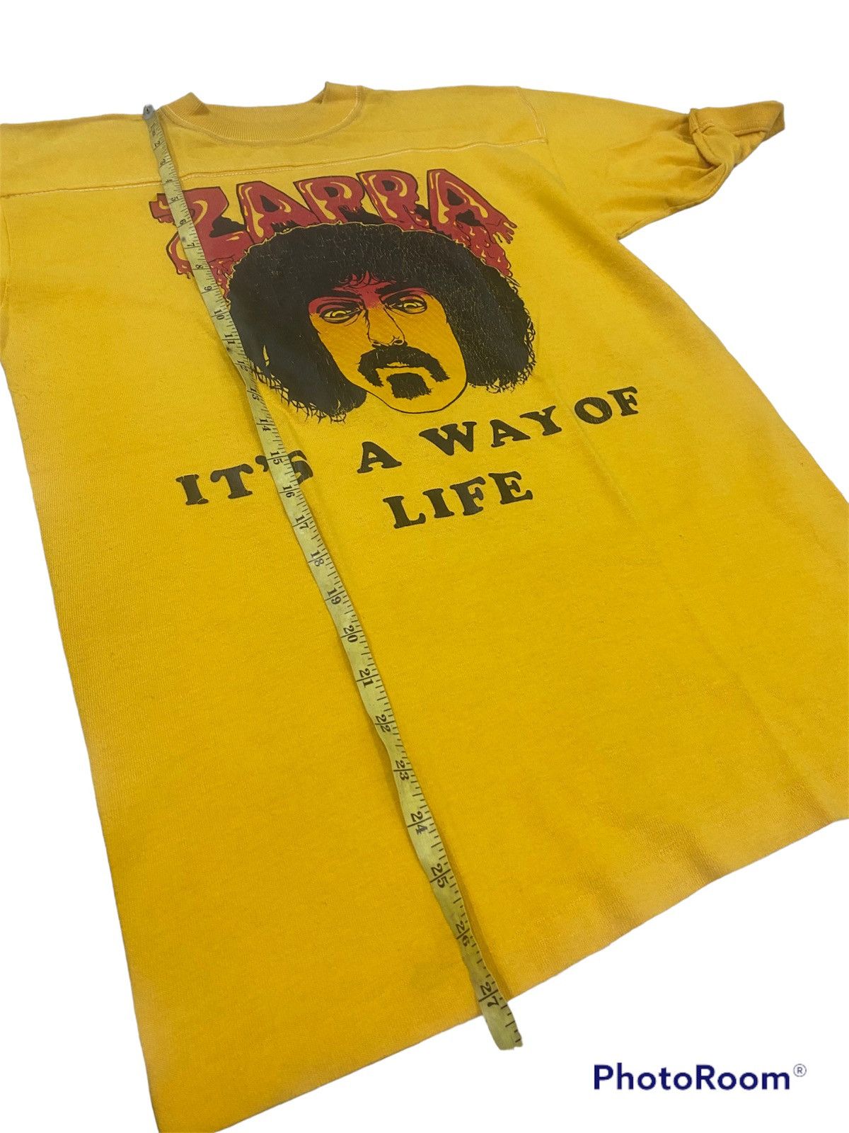 RARE VINTAGE FRANK ZAPPA 70’s IRON ON T-SHH