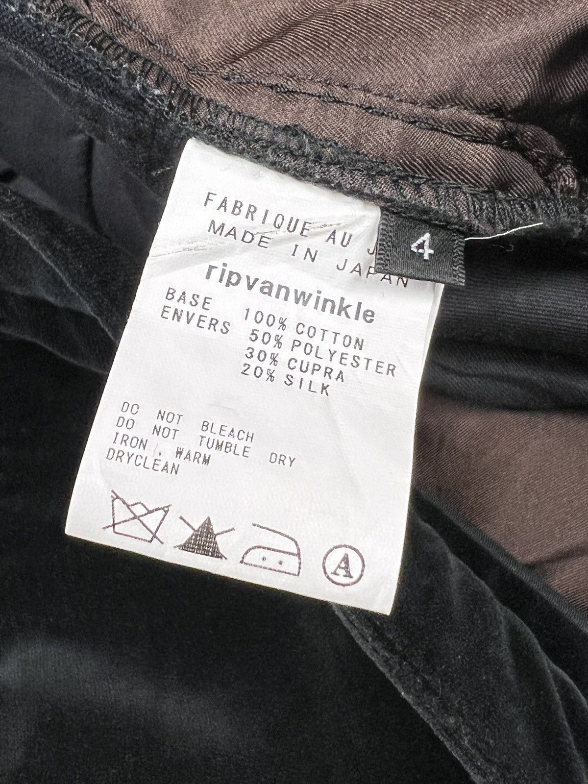RIPVANWINKLE Rip Van Winkle 🇯🇵 Velvet Loose Casual Pants Size US 32 / EU 48 - 9 Thumbnail