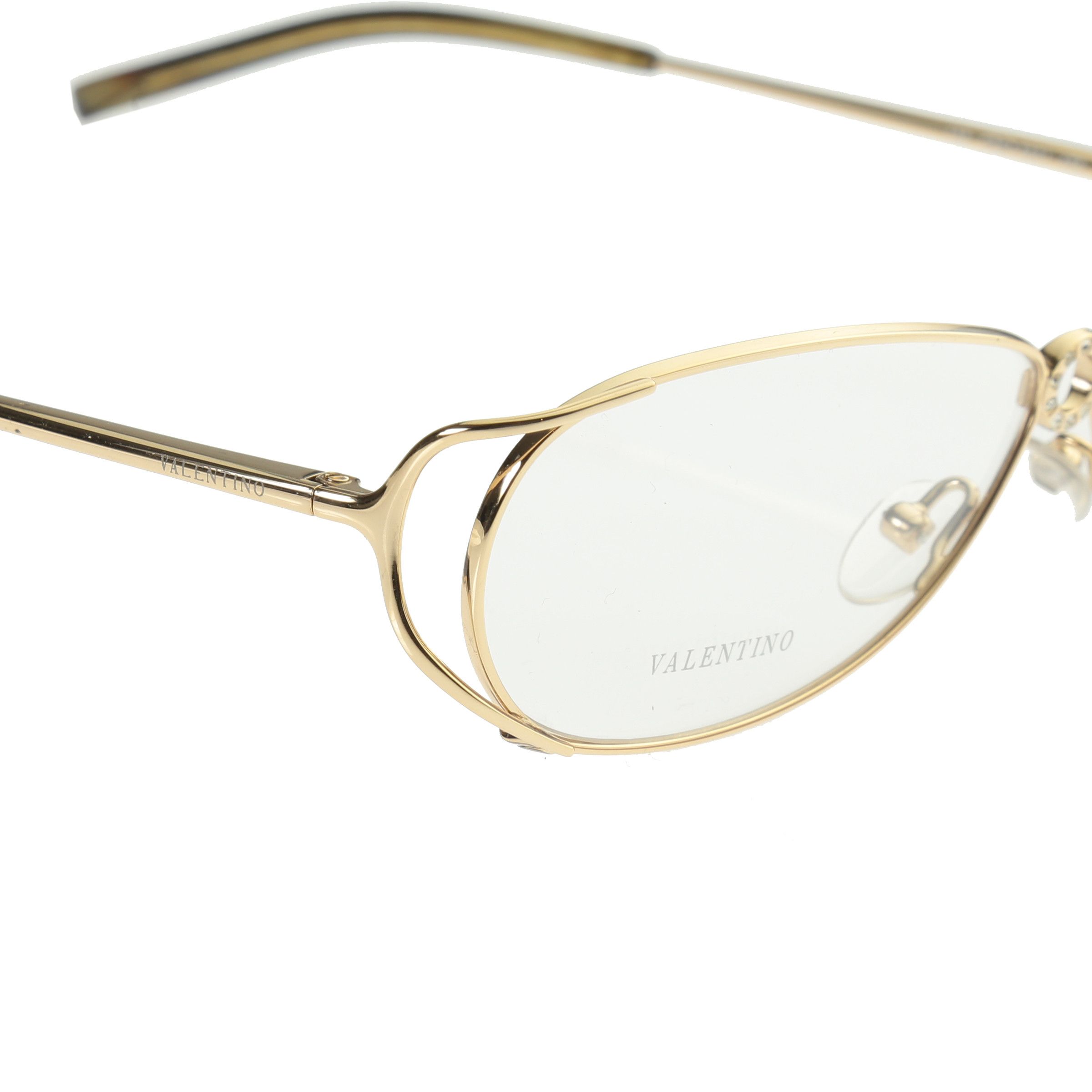 Valentino Valentino '90s Crystals Gold Frames V 5321 Glasses Size ONE SIZE - 3 Thumbnail
