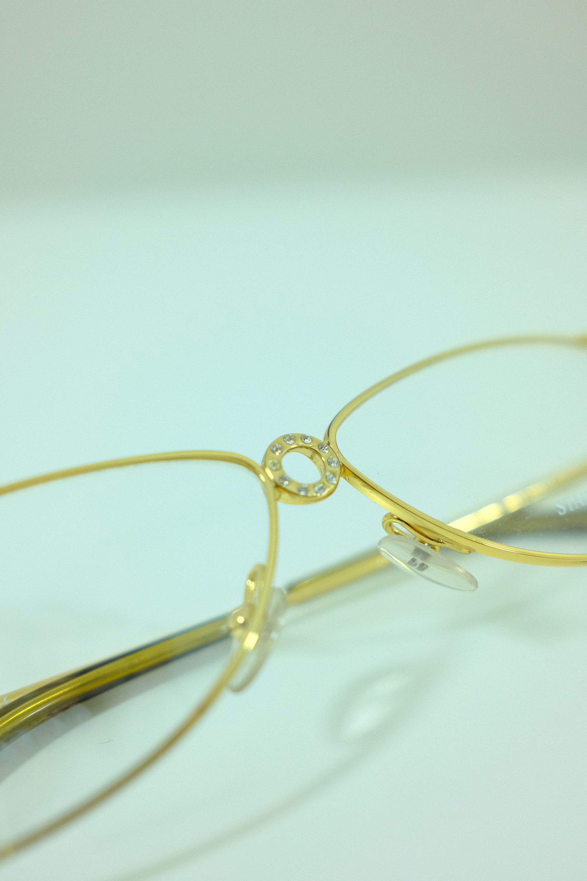 Valentino Valentino '90s Crystals Gold Frames V 5321 Glasses Size ONE SIZE - 5 Thumbnail
