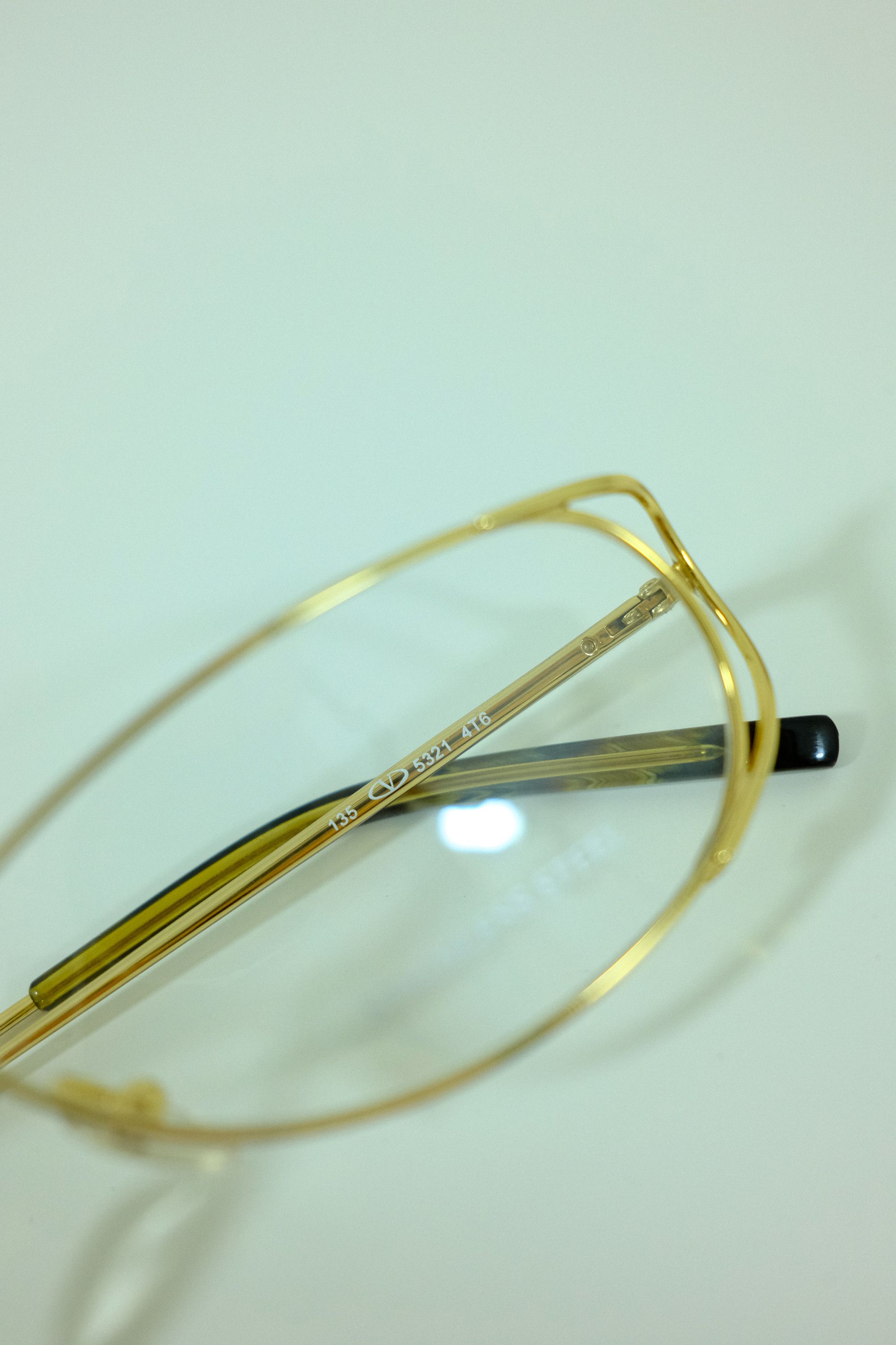 Valentino Valentino '90s Crystals Gold Frames V 5321 Glasses Size ONE SIZE - 11 Thumbnail