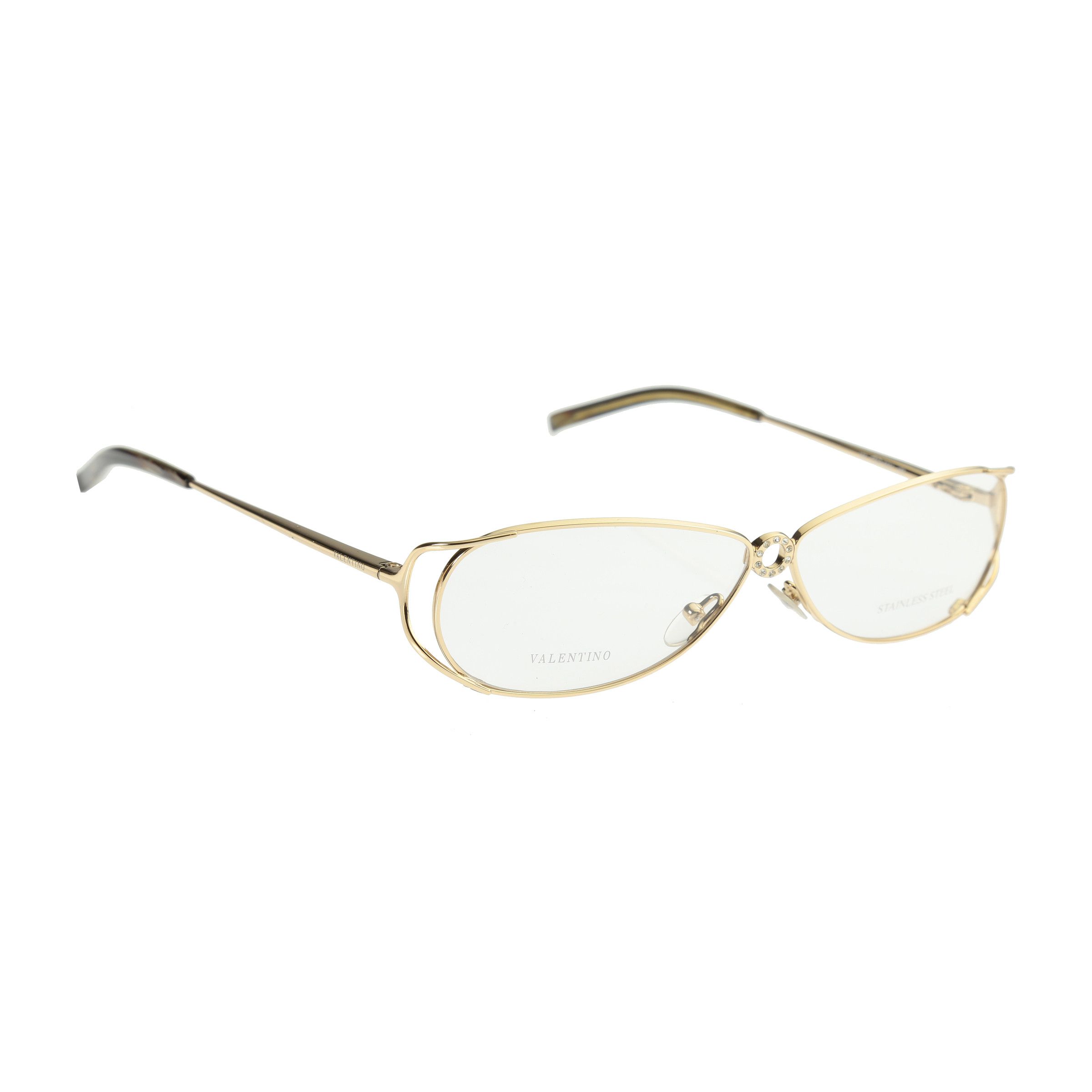 Valentino Valentino '90s Crystals Gold Frames V 5321 Glasses Size ONE SIZE - 2 Thumbnail