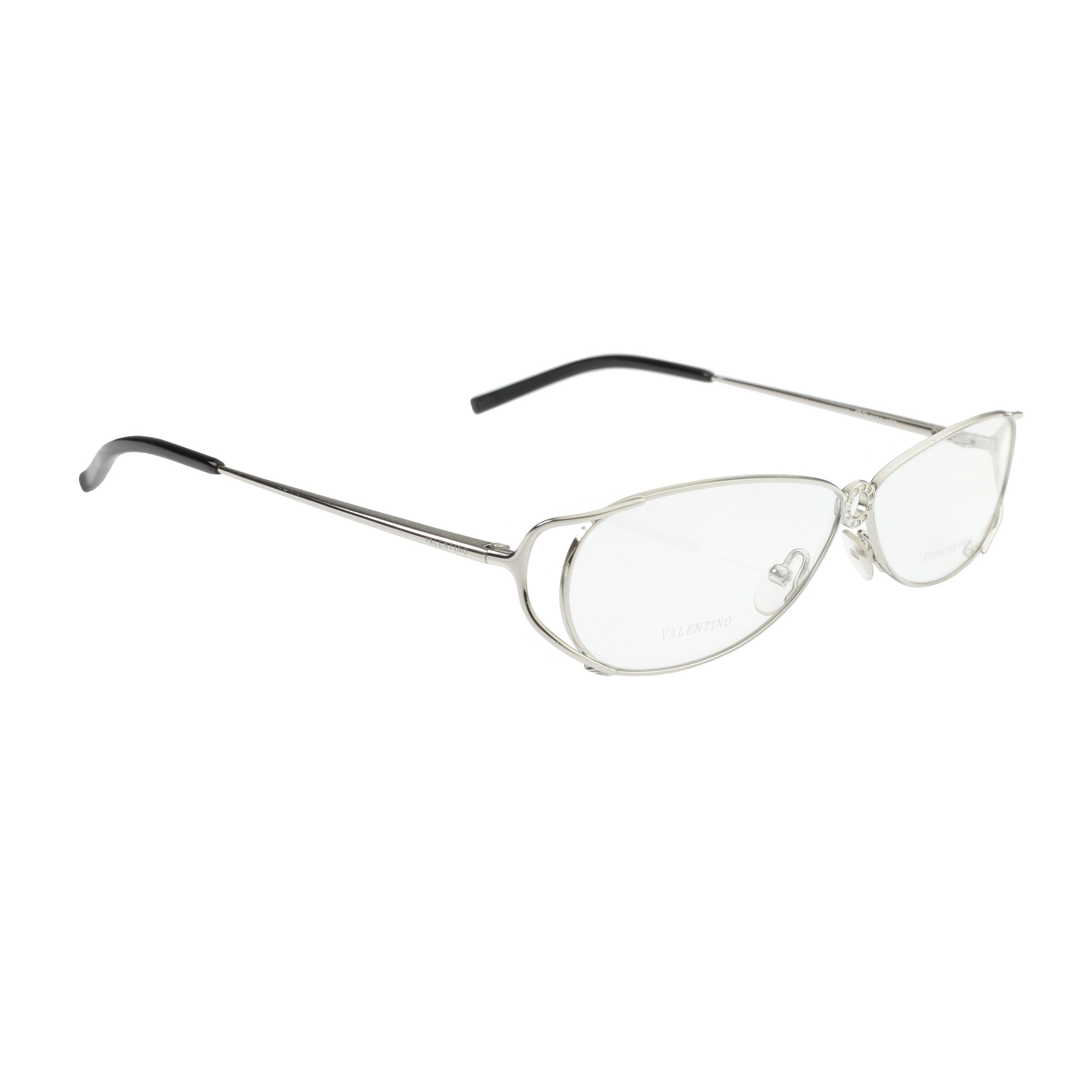 Valentino Valentino '90s Crystals Silver Frames V 5321 Glasses Size ONE SIZE - 1 Thumbnail