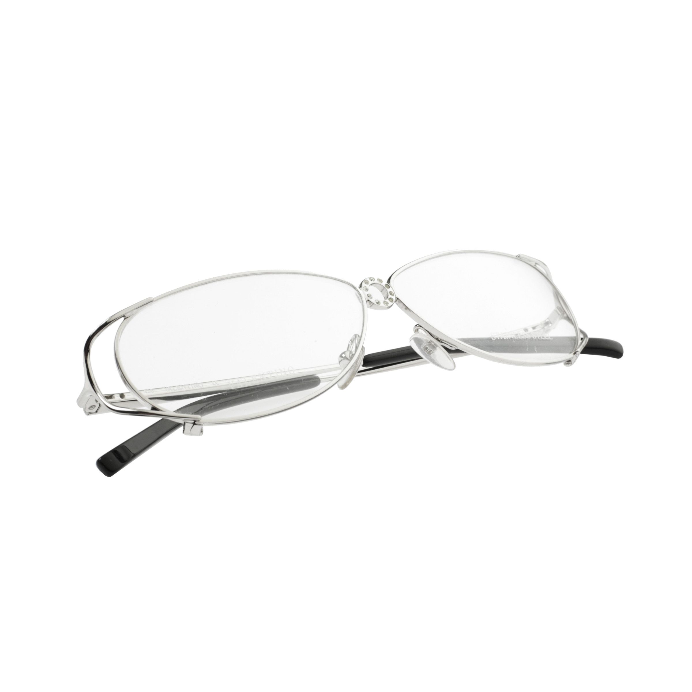 Valentino Valentino '90s Crystals Silver Frames V 5321 Glasses Size ONE SIZE - 3 Thumbnail