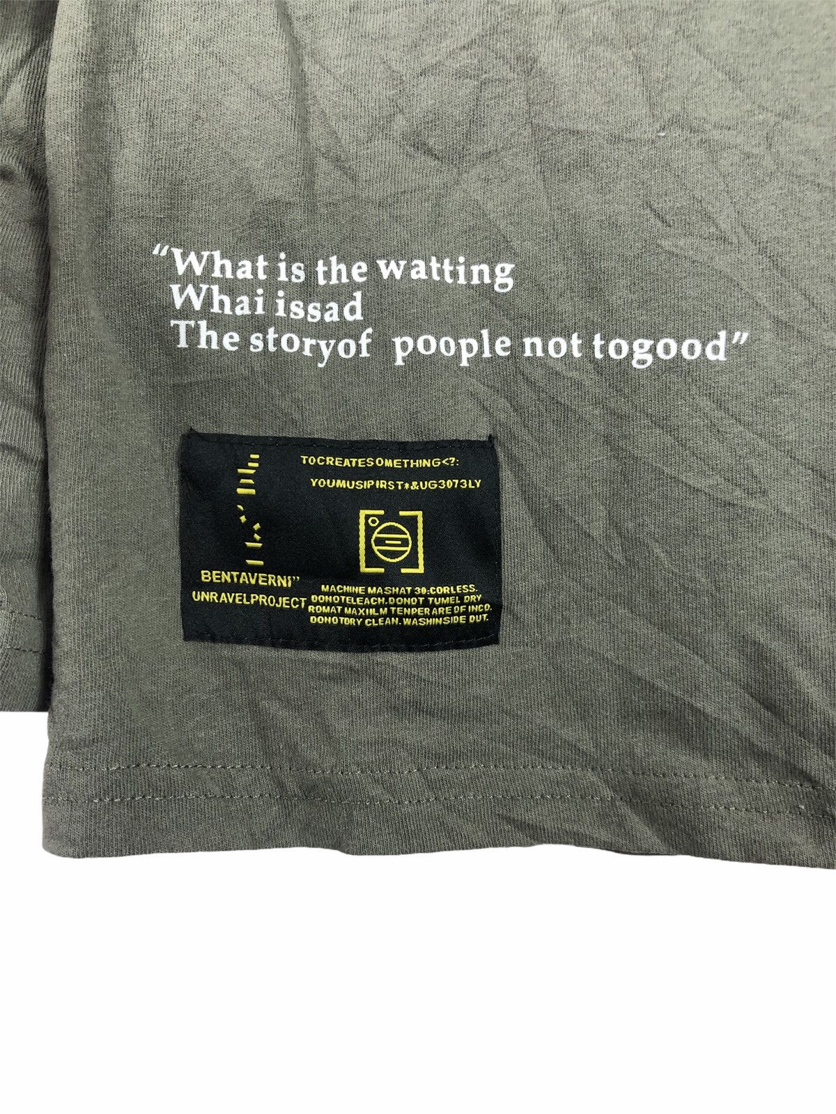 Ben Taverniti Unravel Project BEN TAVERNITI UNRAVEL PROJECT LONG SLEEVE T-SHIRT GREEN Size US L / EU 52-54 / 3 - 4 Thumbnail
