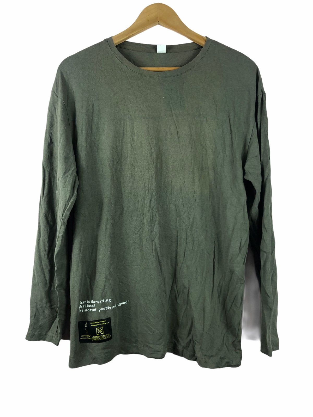 Ben Taverniti Unravel Project BEN TAVERNITI UNRAVEL PROJECT LONG SLEEVE T-SHIRT GREEN Size US L / EU 52-54 / 3 - 1 Thumbnail