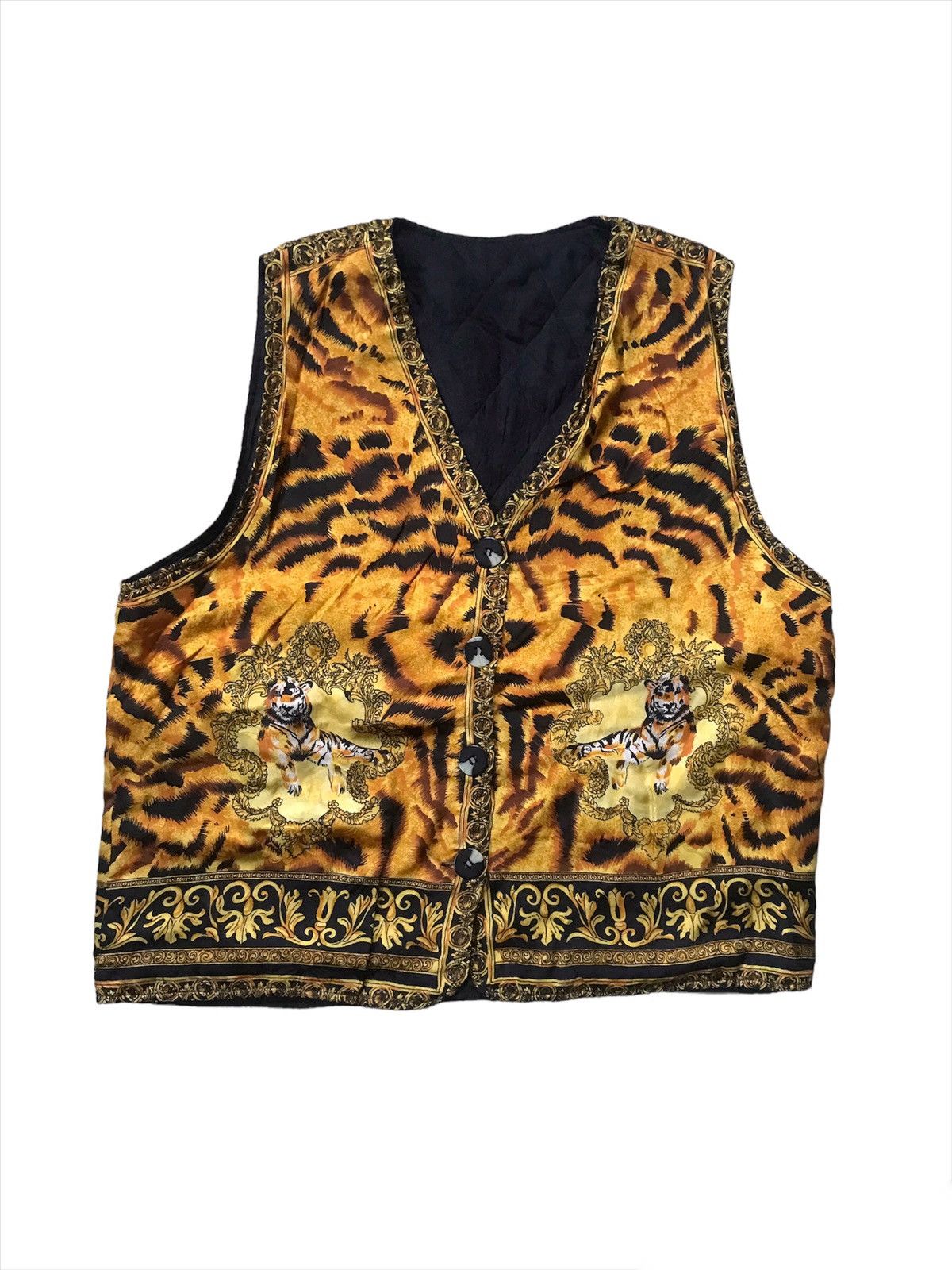 Vintage 💥Vintage Japanese Tiger Vest Jacket Unisex Size US M / EU 48-50 / 2 - 4 Thumbnail