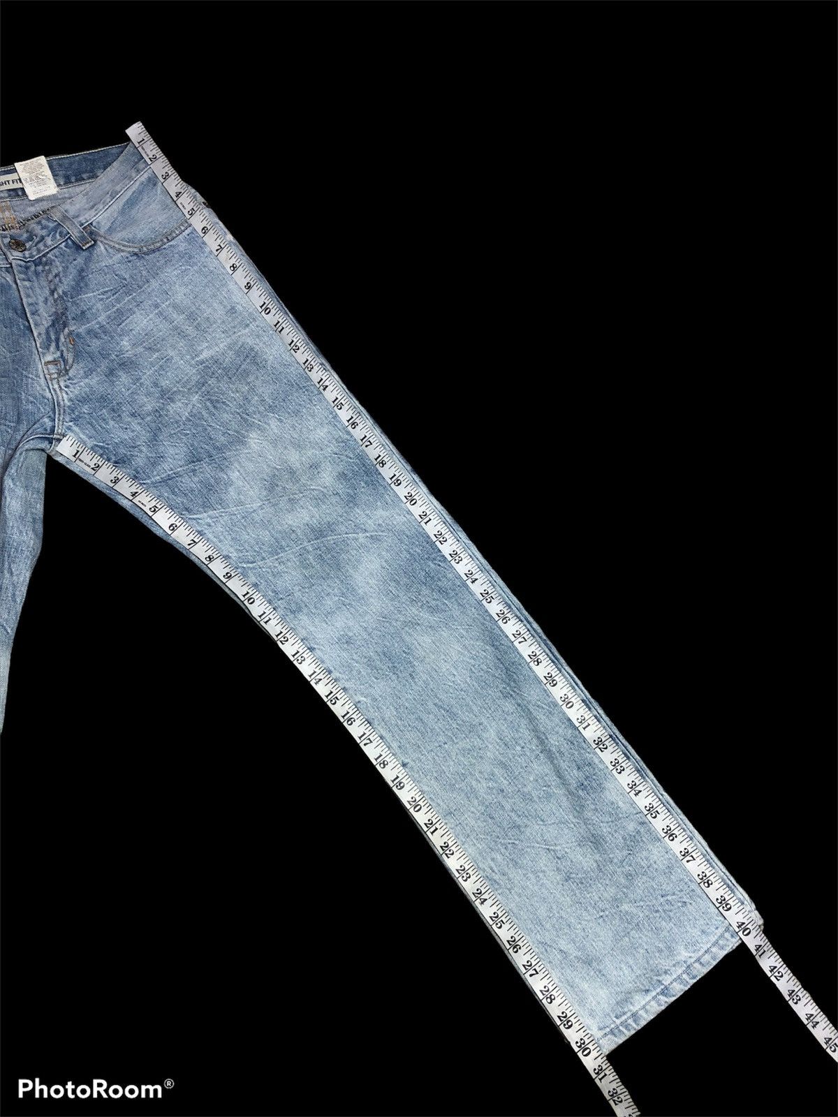 Bleach Goods × Gap WASHED⚡️⚡️GAP STRAIGHT FIT DENIM Size US 28 / EU 44 - 7 Thumbnail