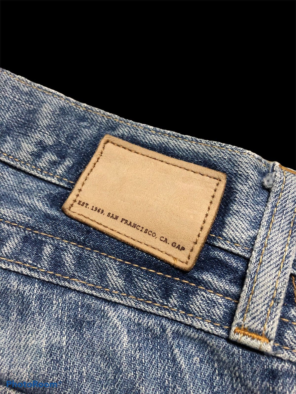 Bleach Goods × Gap WASHED⚡️⚡️GAP STRAIGHT FIT DENIM Size US 28 / EU 44 - 4 Thumbnail
