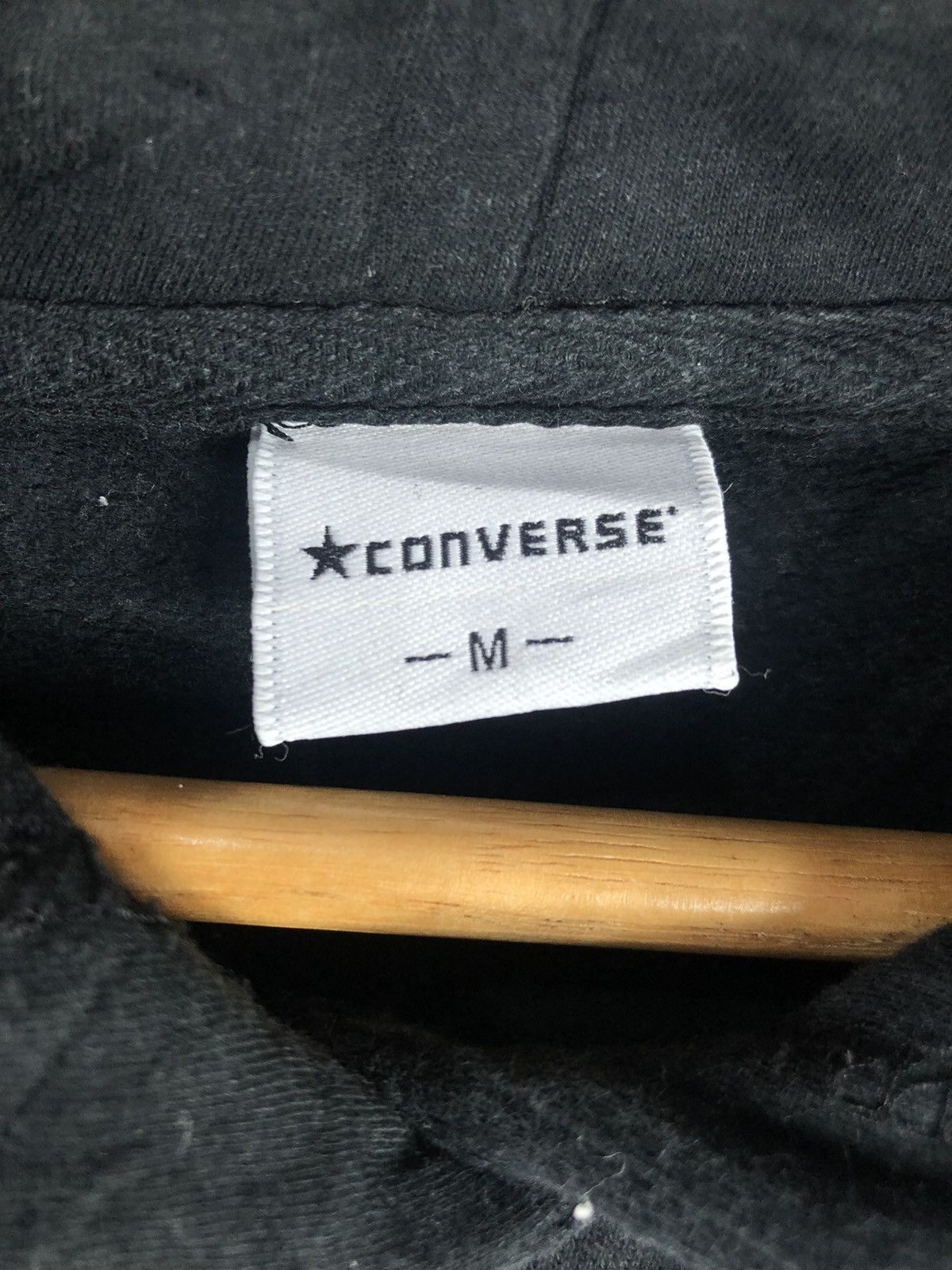 Converse VINTAGE CONVERSE HOODIES BLACK LONG SLEEVE SWEATSHIRT Size US M / EU 48-50 / 2 - 4 Thumbnail