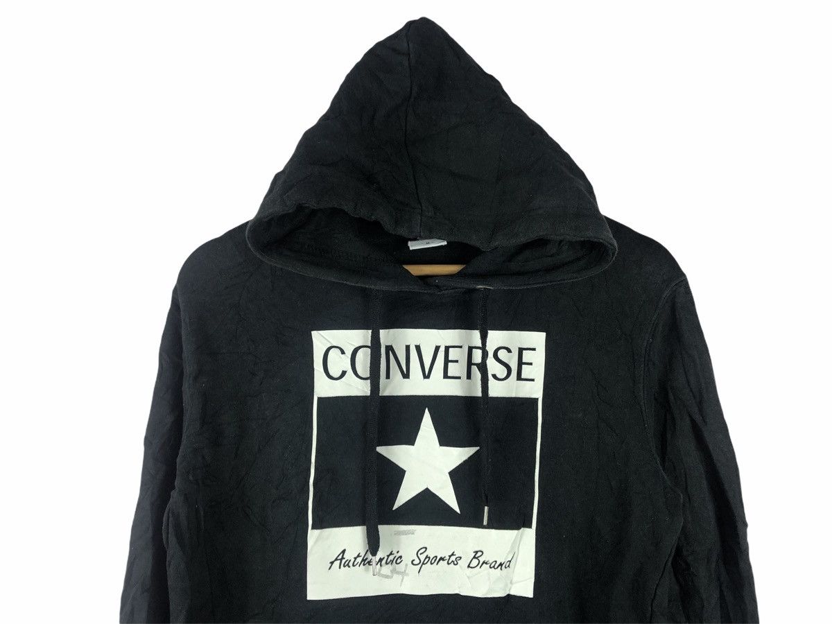 Converse VINTAGE CONVERSE HOODIES BLACK LONG SLEEVE SWEATSHIRT Size US M / EU 48-50 / 2 - 3 Thumbnail