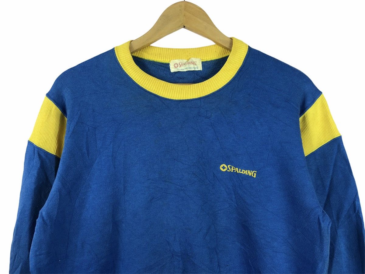 Spalding VINTAGE SPALDING LONG SLEEVE BLUE SWEATSHIRT Size US L / EU 52-54 / 3 - 3 Thumbnail