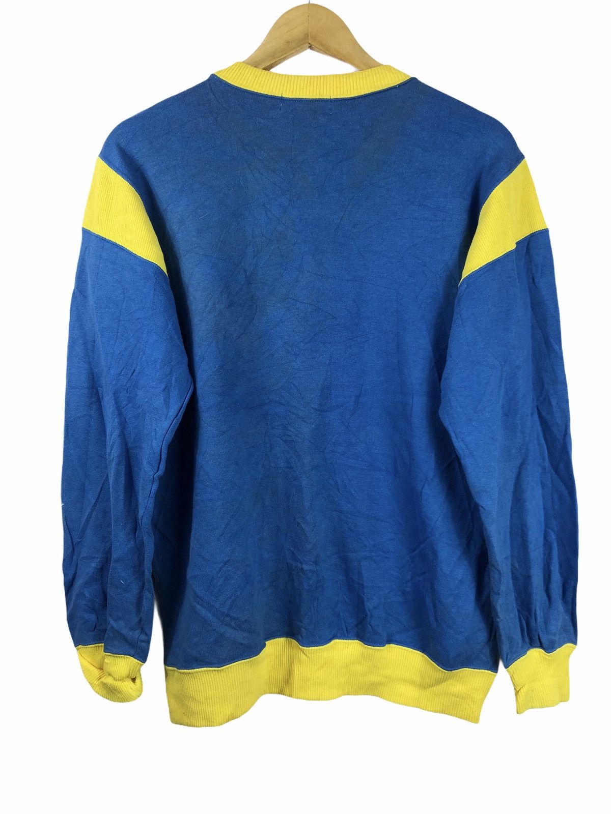Spalding VINTAGE SPALDING LONG SLEEVE BLUE SWEATSHIRT Size US L / EU 52-54 / 3 - 2 Thumbnail