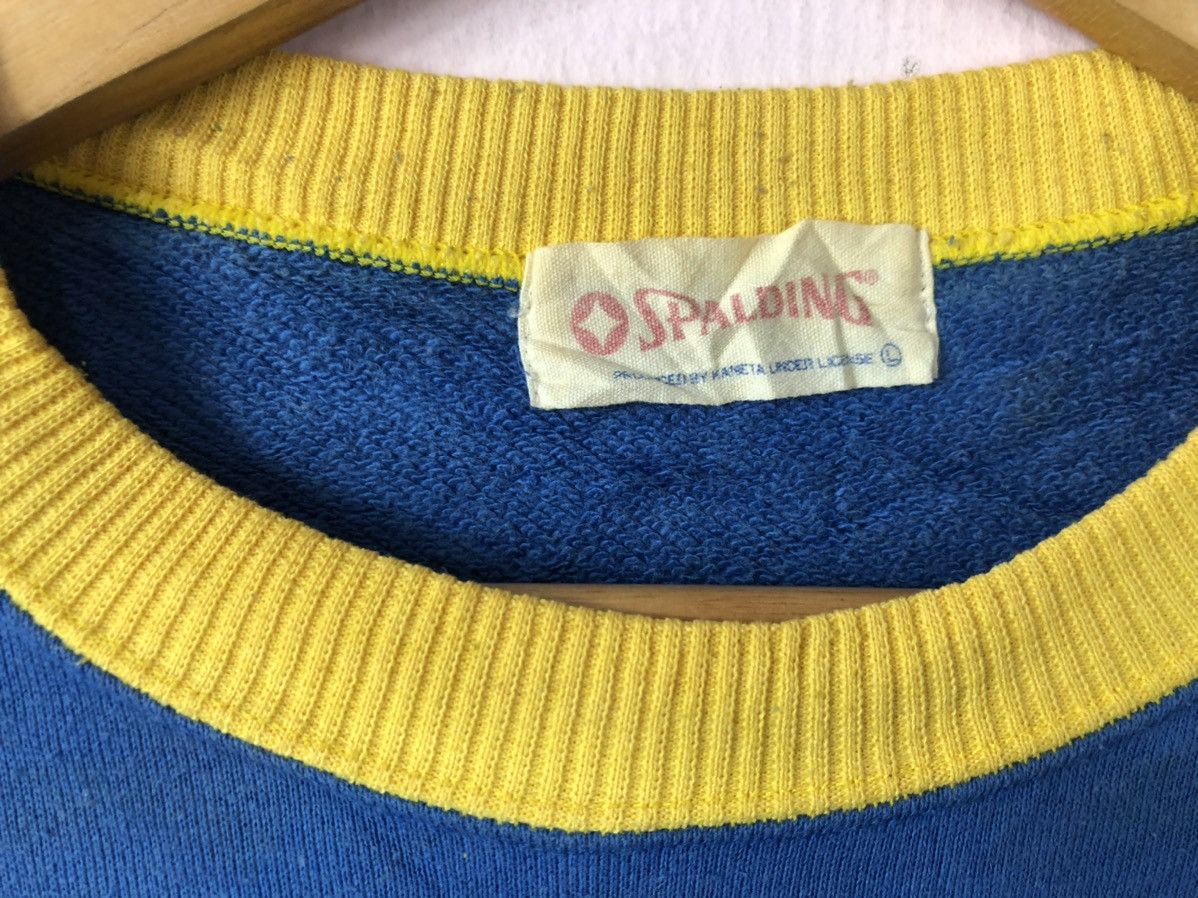 Spalding VINTAGE SPALDING LONG SLEEVE BLUE SWEATSHIRT Size US L / EU 52-54 / 3 - 4 Thumbnail