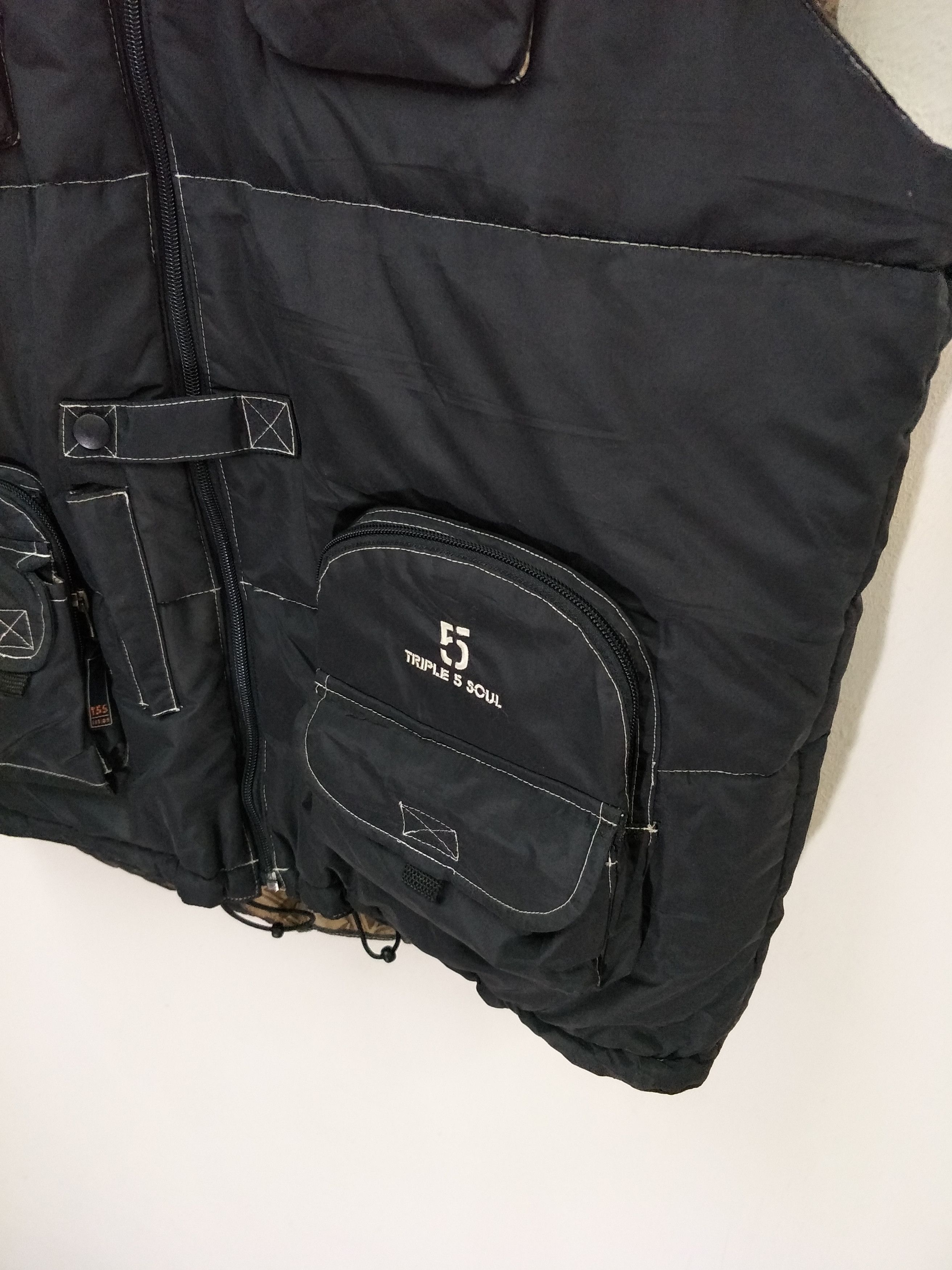 Karl Kani 90's Triple 5 Soul Utility Vest Old Hip-Hop Fashion Size US L / EU 52-54 / 3 - 4 Thumbnail