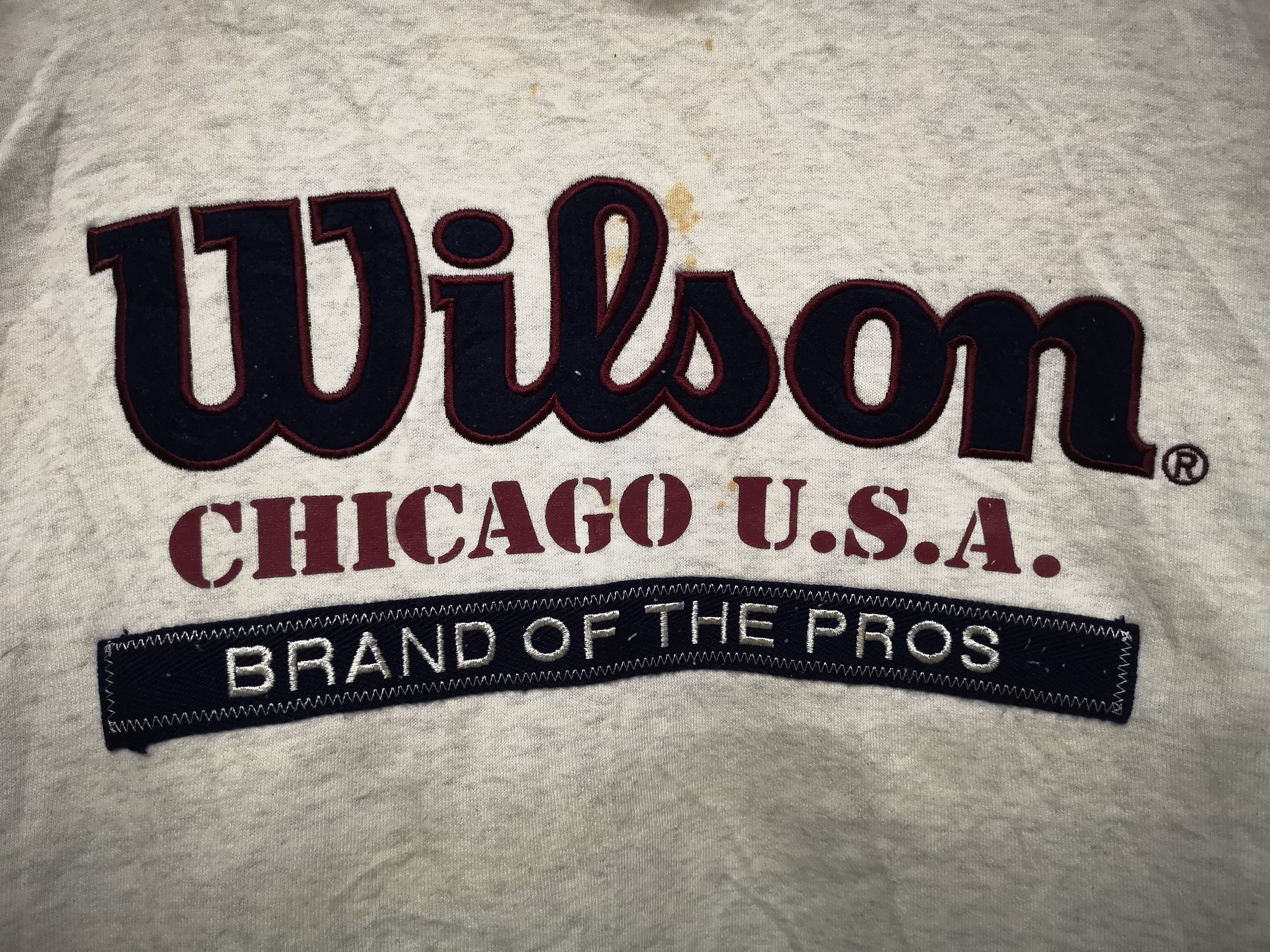 Wilson VINTAGE WILSON CHICAGO USA CREWNECK SWEATSHIRTS Size US XL / EU 56 / 4 - 3 Thumbnail