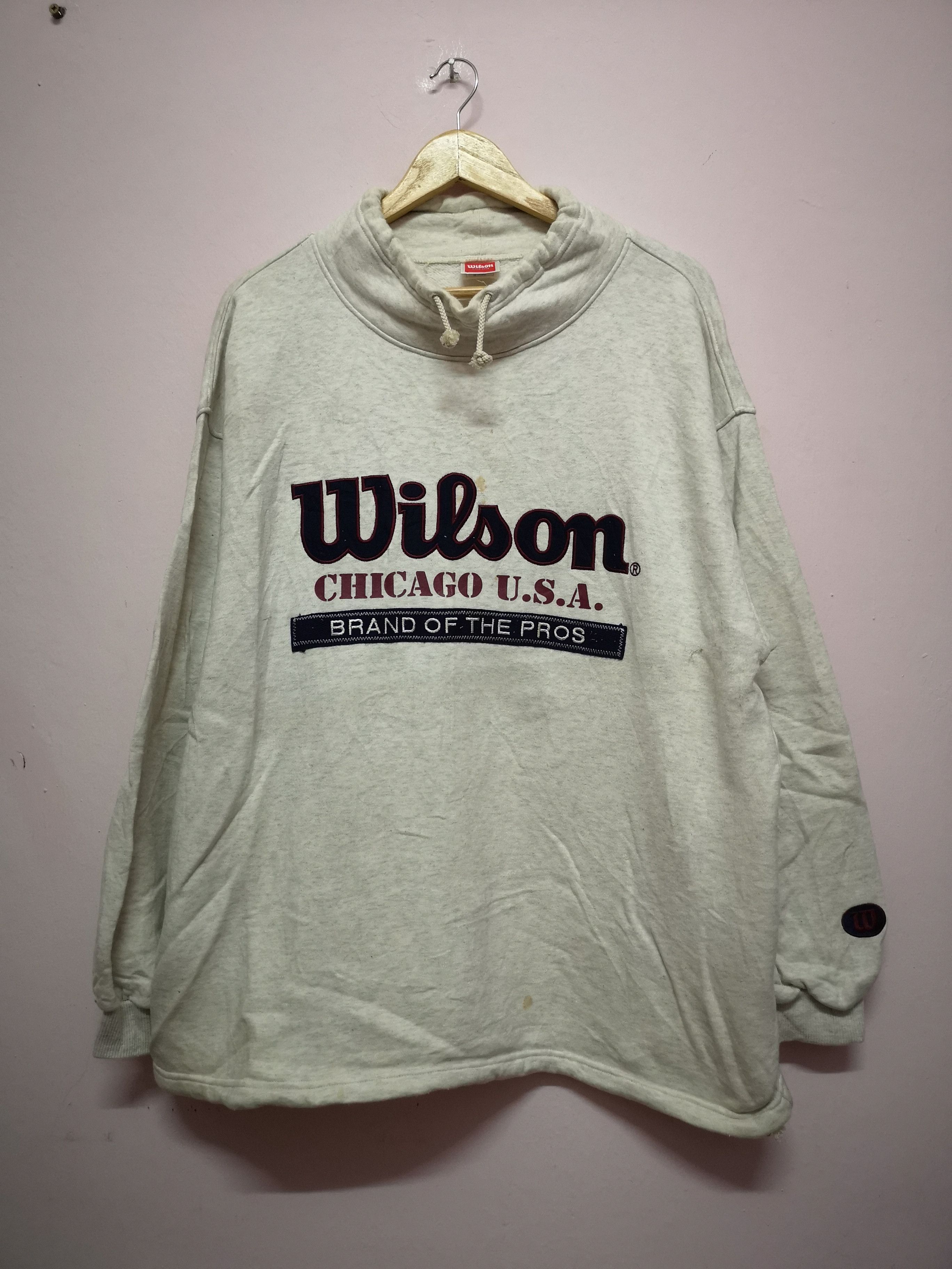 Wilson VINTAGE WILSON CHICAGO USA CREWNECK SWEATSHIRTS Size US XL / EU 56 / 4 - 1 Thumbnail