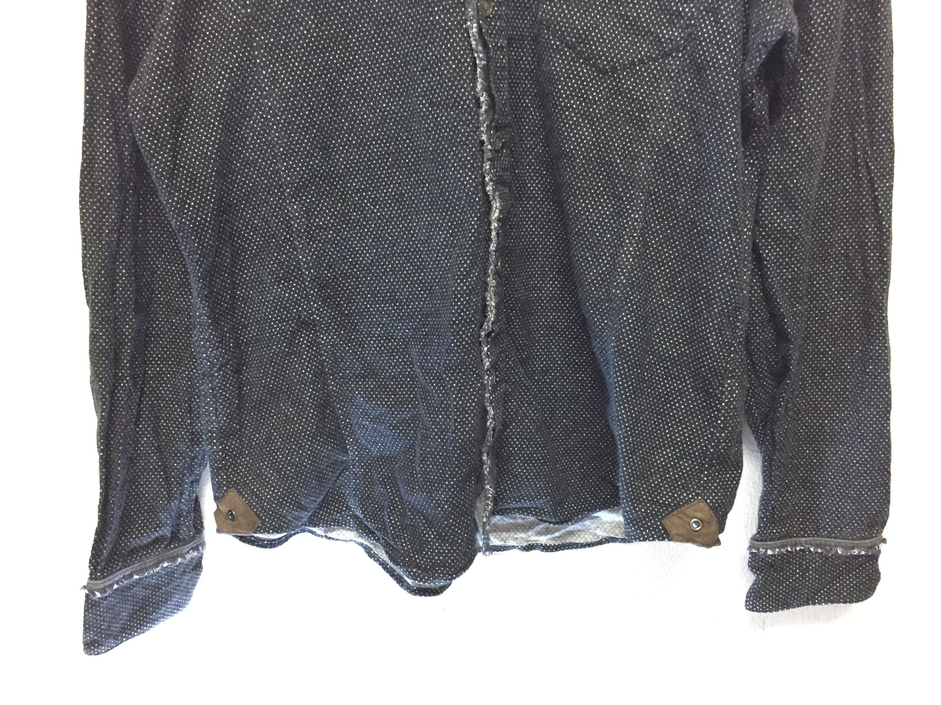 PPFM PPFM velour fringe polka dot shirt Size US M / EU 48-50 / 2 - 4 Thumbnail