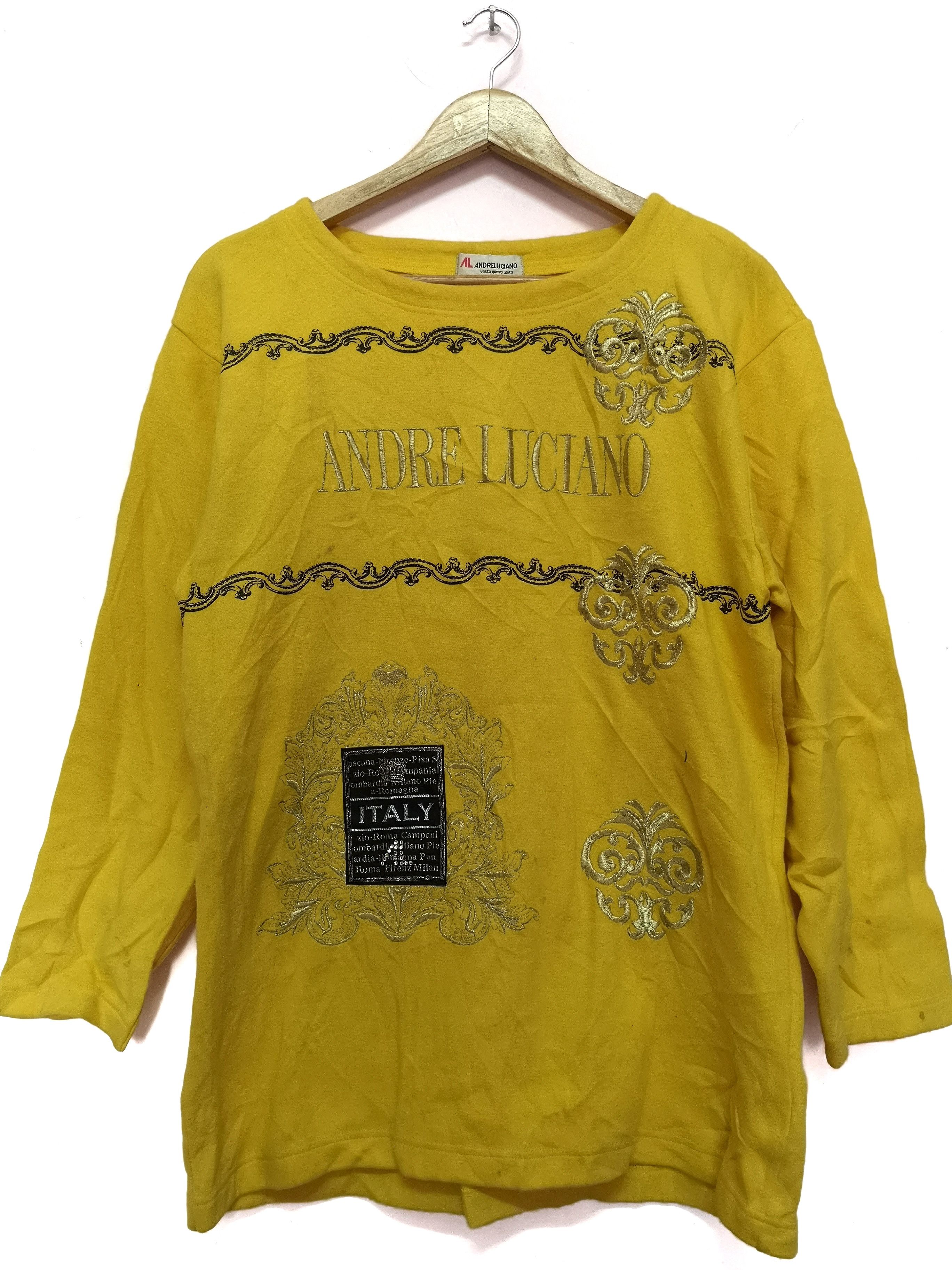 Andreluciano ANDRE LUCIANO GRAPHIC PULLOVER CREWNECK SWEATSHIRTS Size US M / EU 48-50 / 2 - 1 Thumbnail