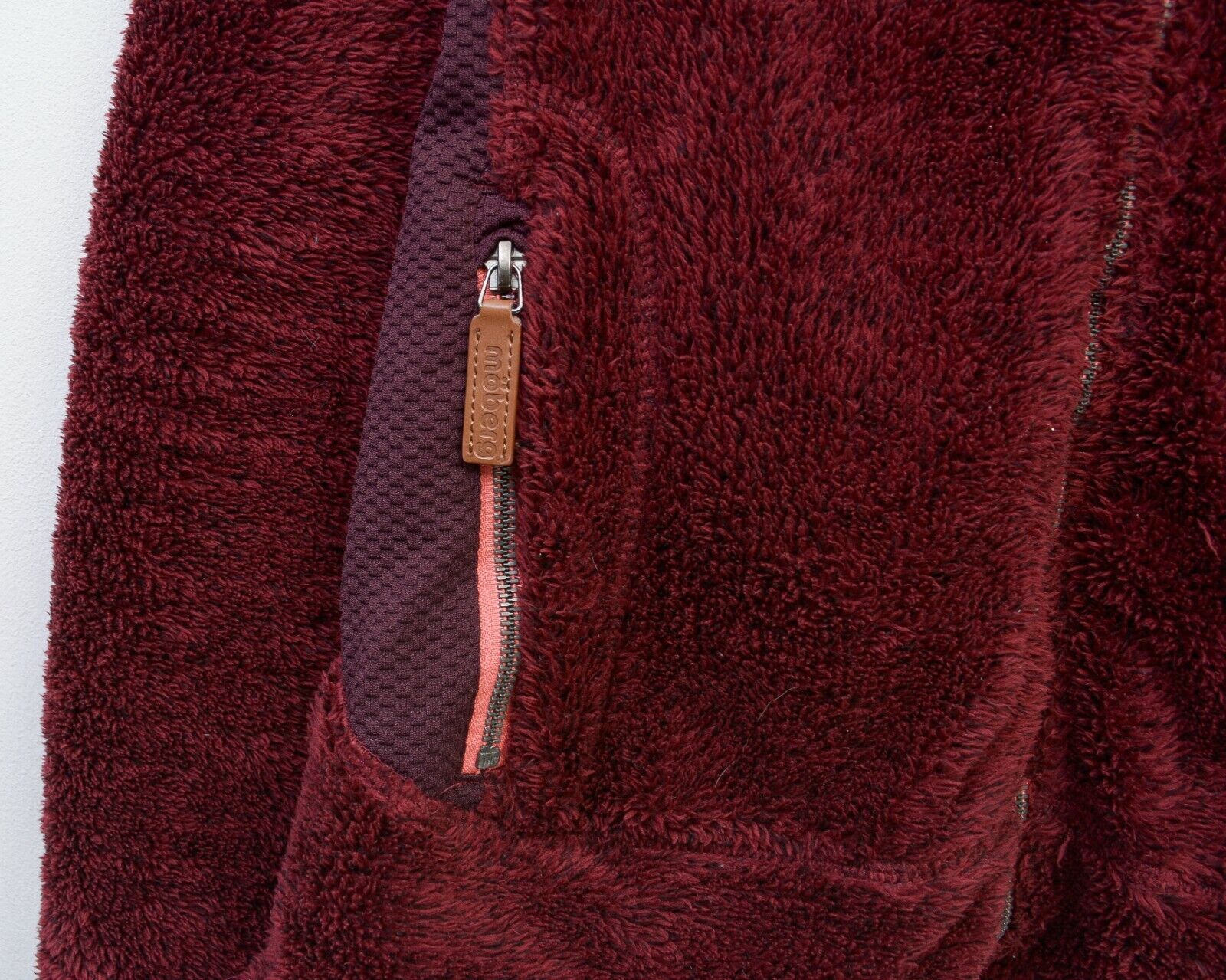 Other MOBERG Women Pile Fleece Jumper Sweatshirt Fluffy Jacket Size M / US 6-8 / IT 42-44 - 4 Thumbnail