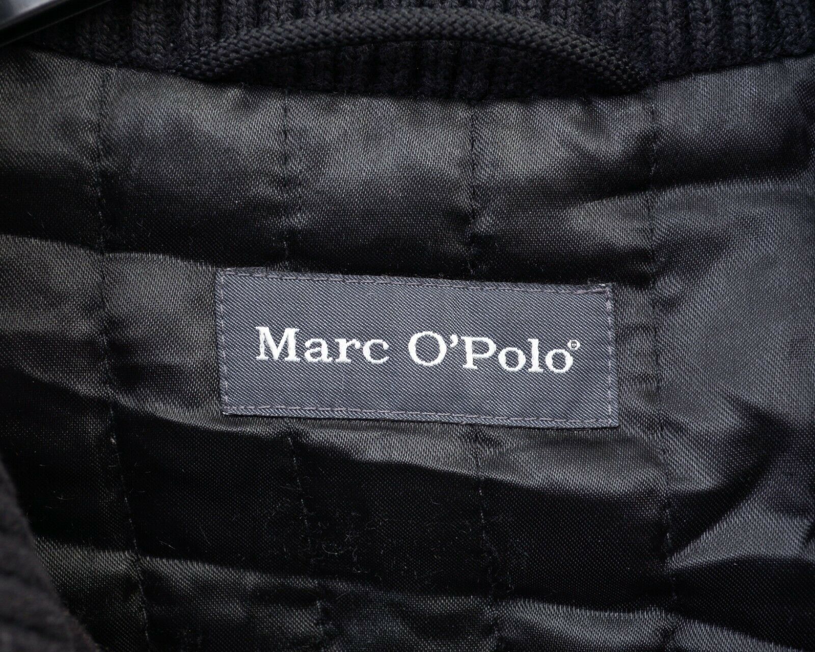 Marc O'Polo Virgin Wool Coat EU 38 Jacket Black Zip Up Overcoat Knit Size M / US 6-8 / IT 42-44 - 5 Thumbnail