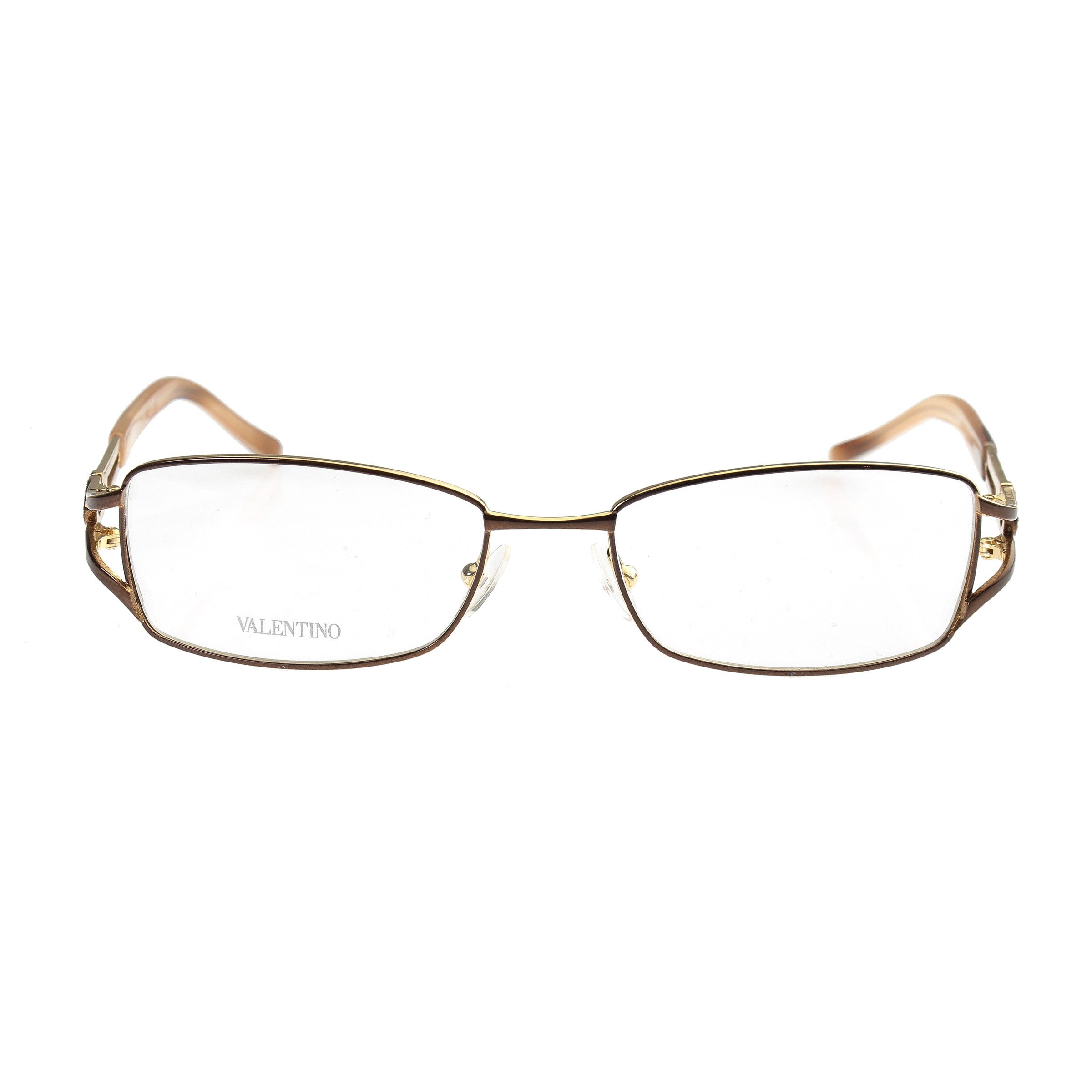Valentino Valentino '90s Crystal Signature Rectangular Frame Glasses Size ONE SIZE - 3 Thumbnail