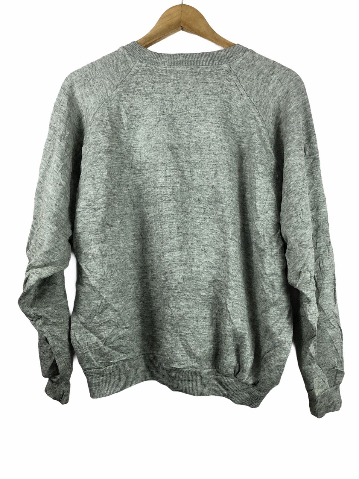 Trussardi VINTAGE TRUSSARDI LONG SLEEVE GREY SWEATSHIRT Size US M / EU 48-50 / 2 - 2 Thumbnail
